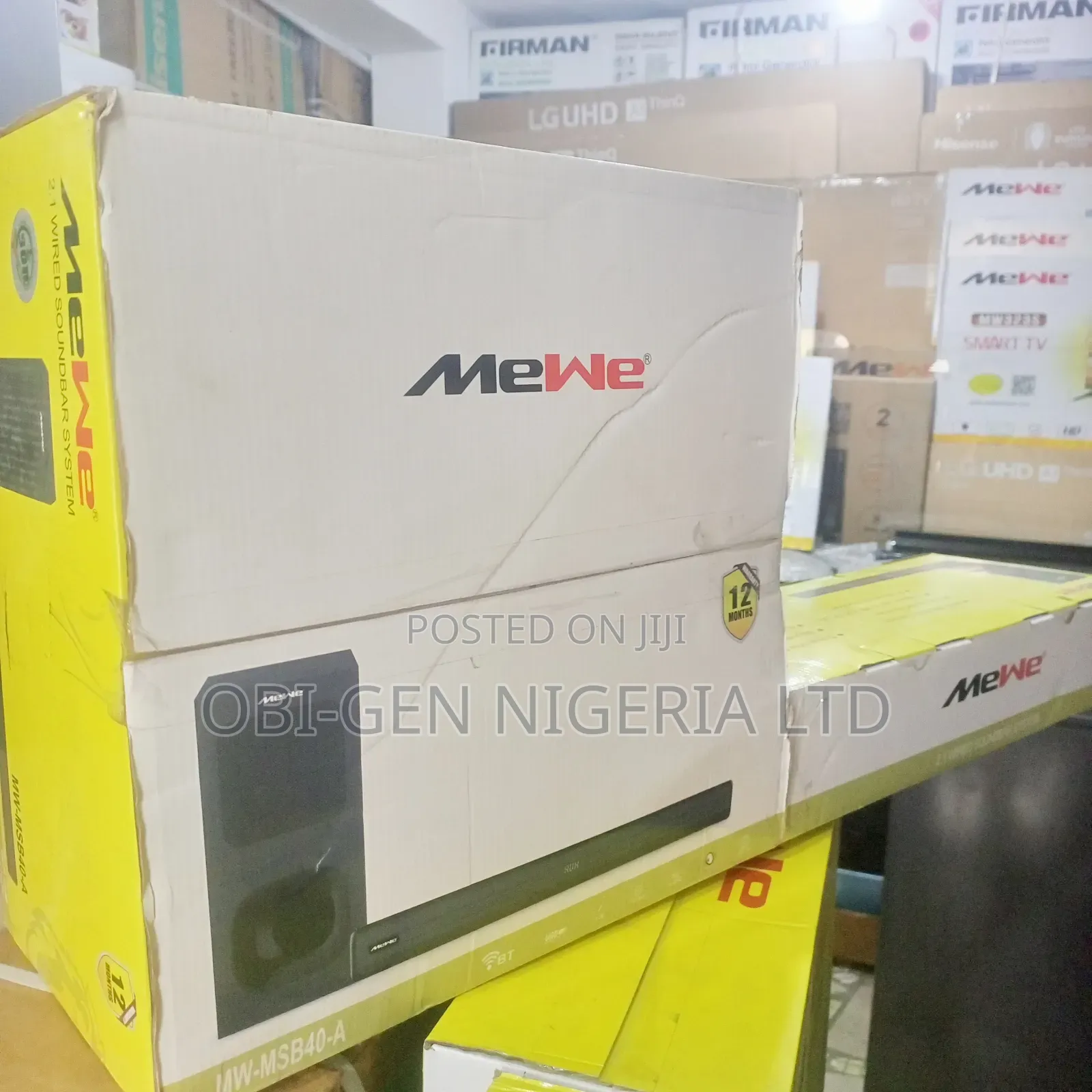 Mewe Sound Bar System 1000watts Set