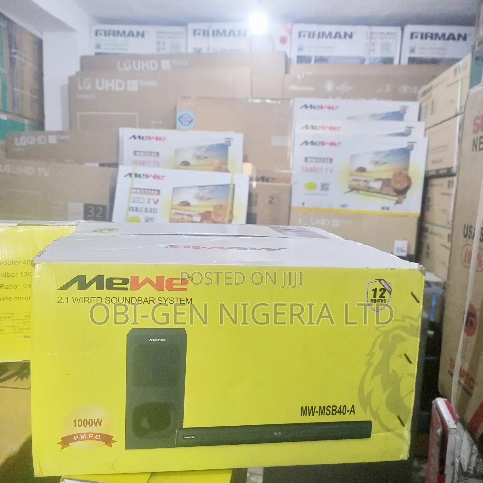 Mewe Sound Bar System 1000watts Set