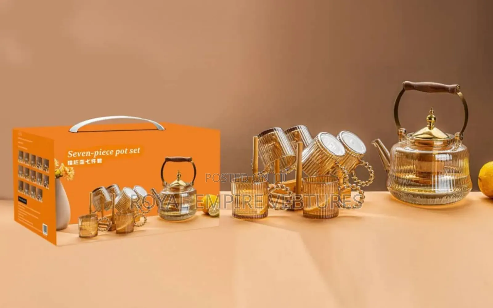 Jug and Water Set Cups