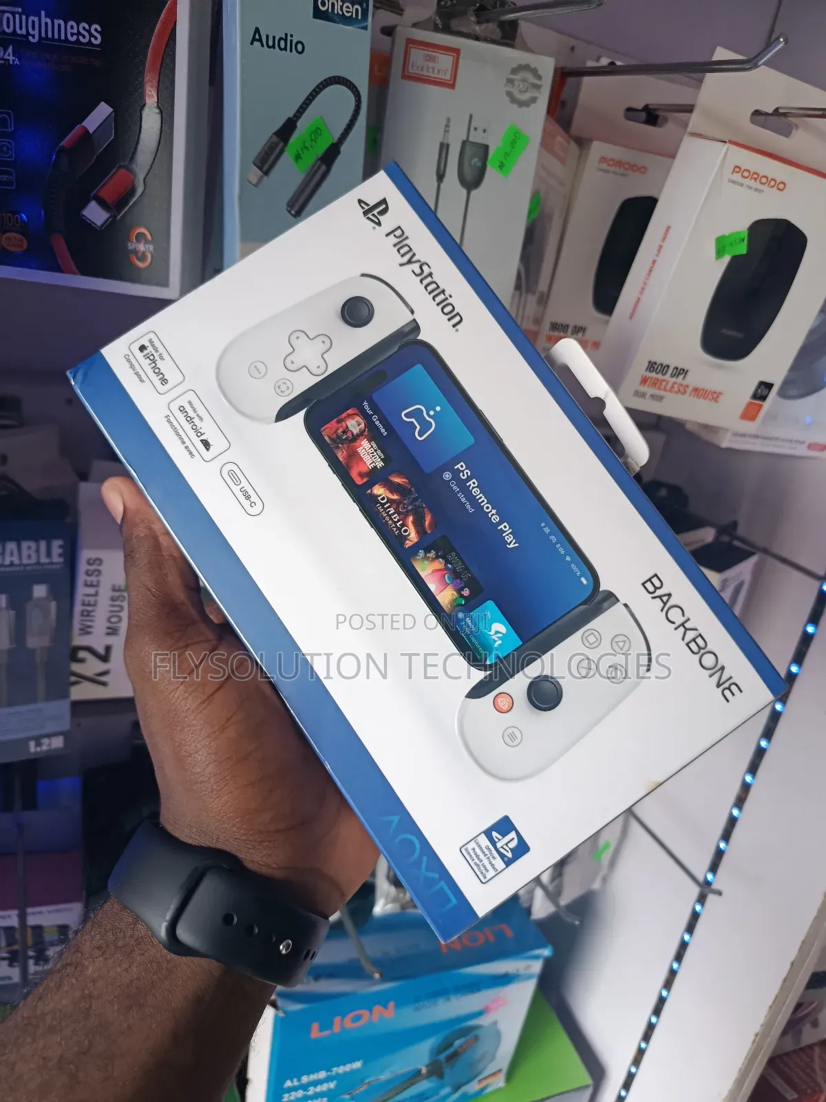 Playstation Backbone Mobile Gaming Controller Usb-C Type-C