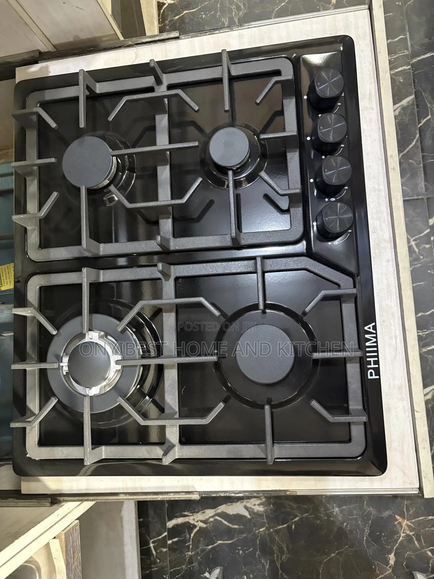 60 by 50cm Phiima Inbuilt/Table Top Stainless Gas Cooker
