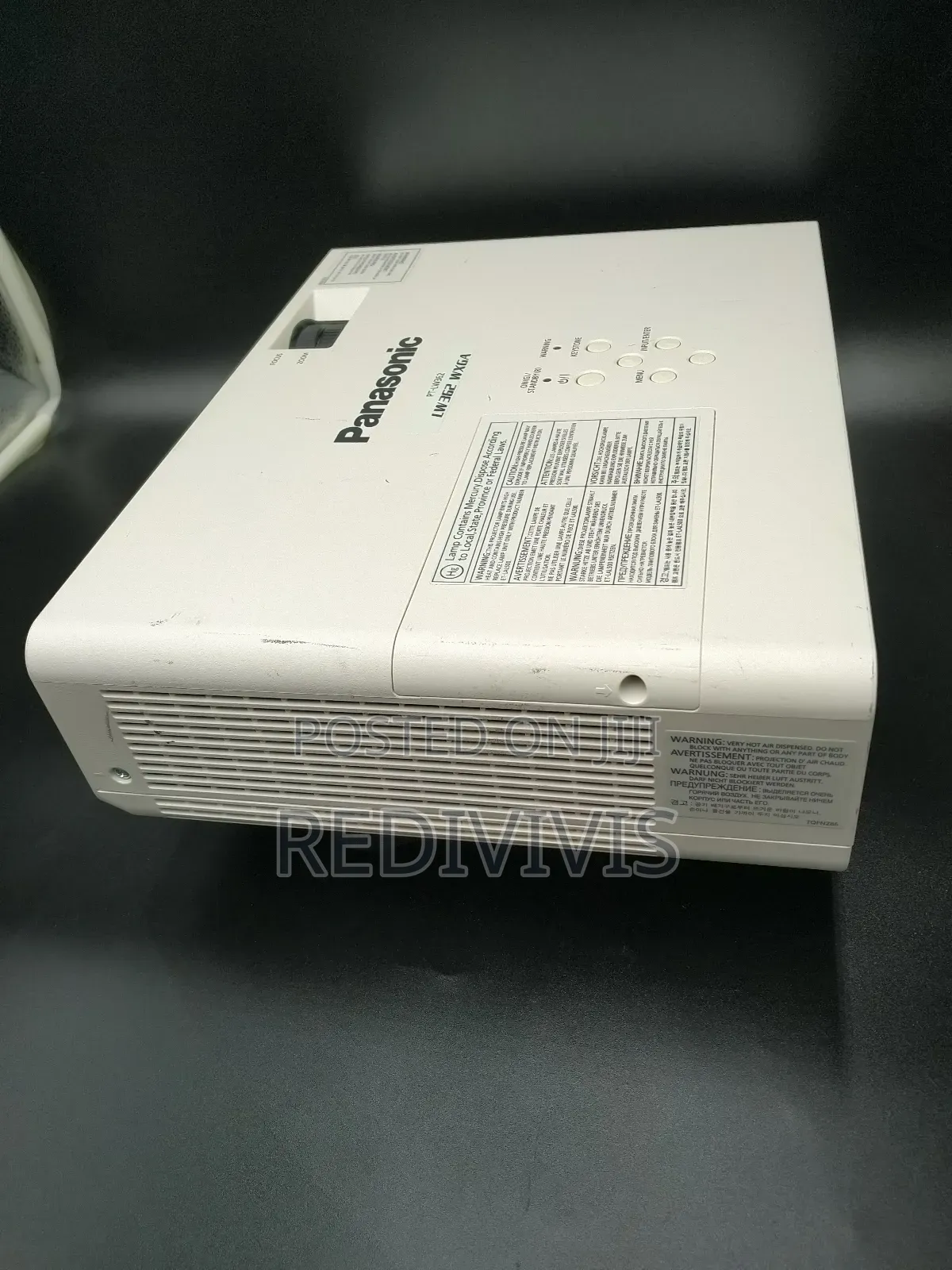 Panasonic Pt-Lw362 3lcd Projector - Wxga, 3600 I'm, Hdmi/Vga