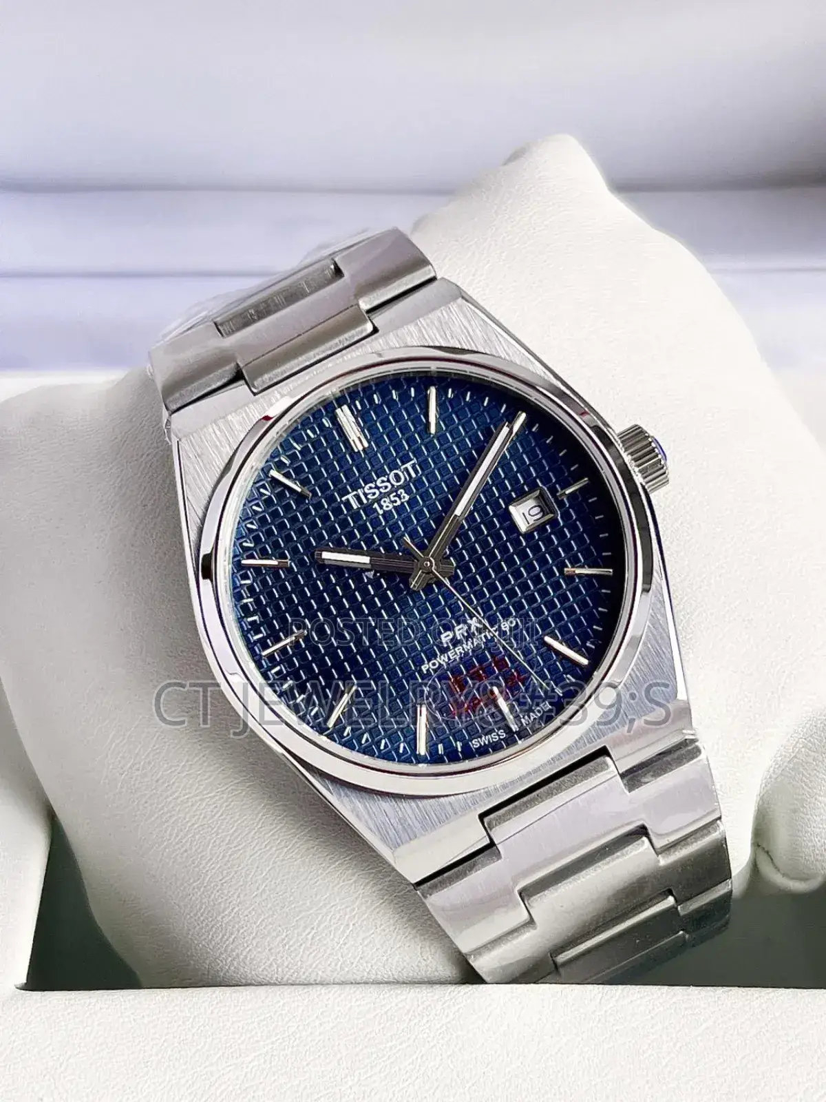 Tissot Prx Powermatic 80 Blue Dial Watch