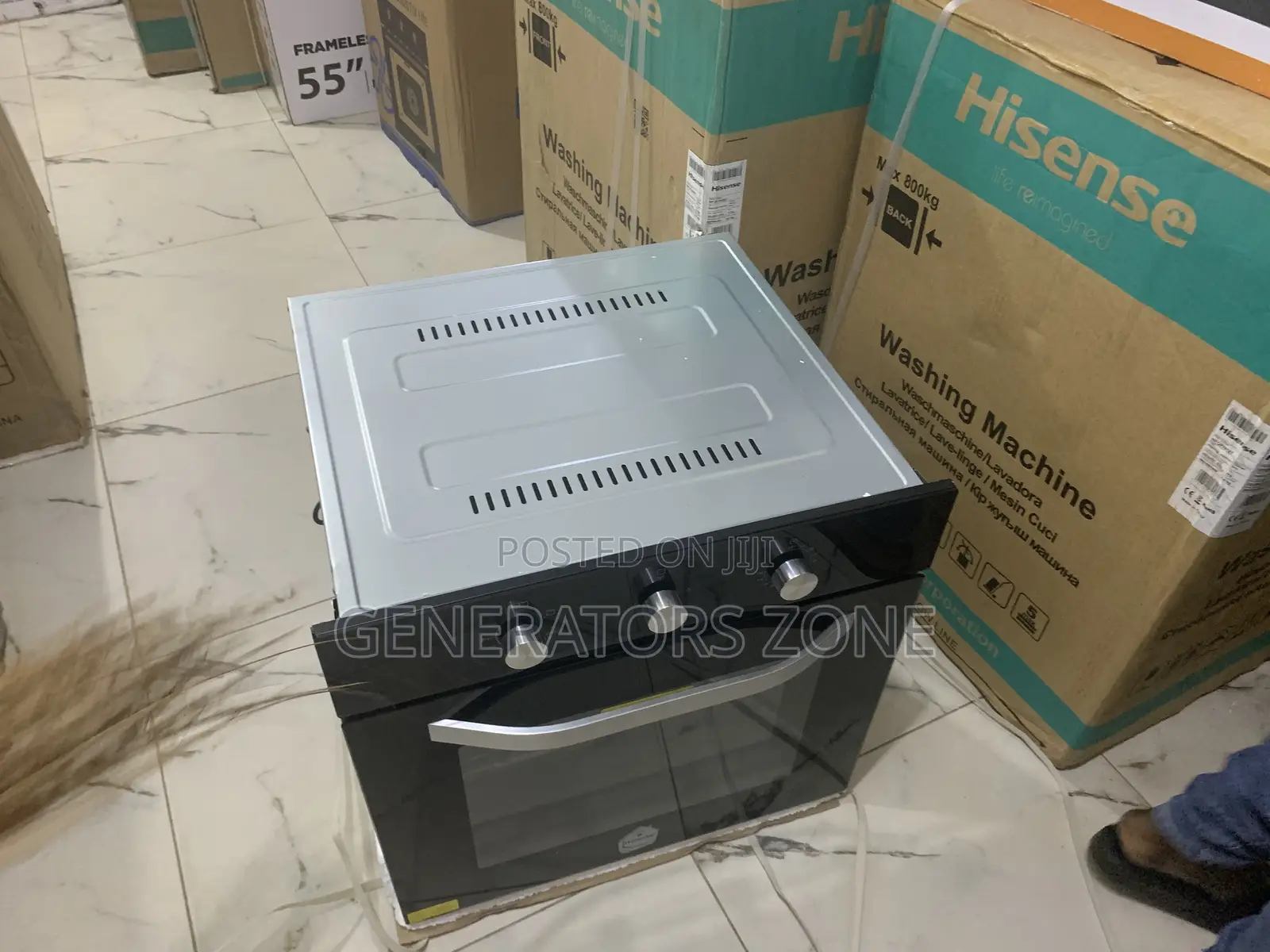 Easy Control Oven –Homestar Hsqmb60-Bk With Gas and Electric