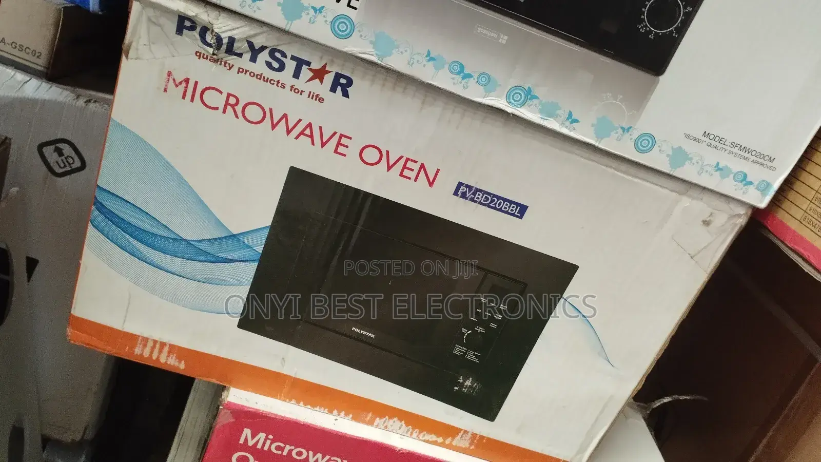 Polystar 20l Microwave Oven With Grill Pv-Bd20bbl