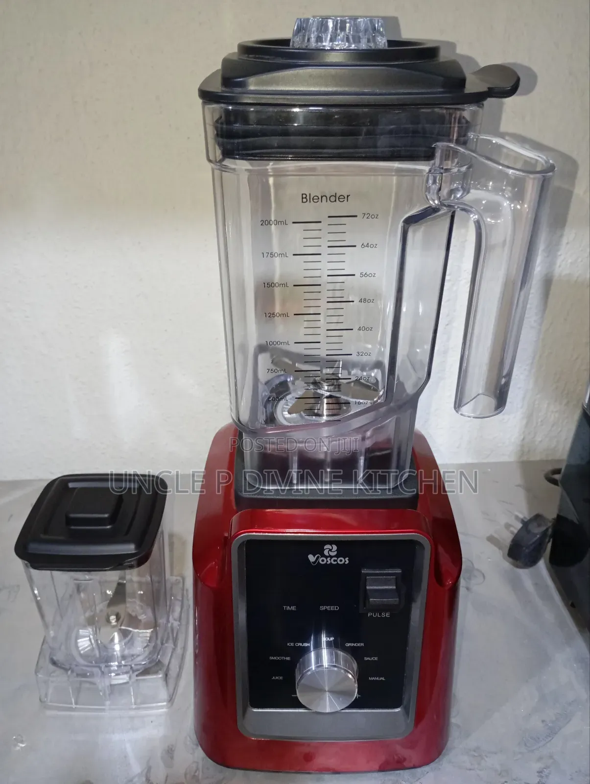 Vosco 2in1 Industrial Advanced Heavy Duty Blender, 3200w.