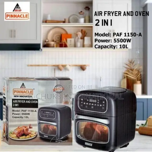 Pinnacle Air Fryer and Oven 2 in 1 Paf 1150-a-10l