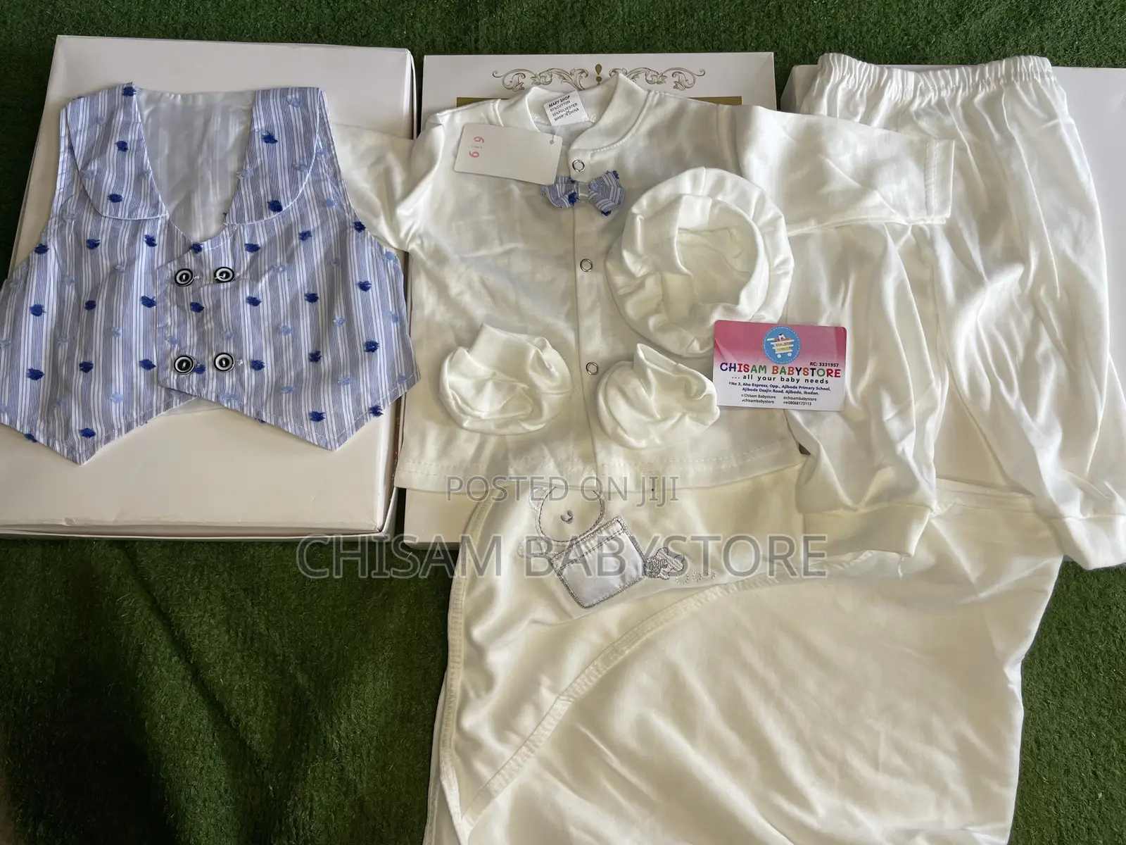 Baby Boy Christening Set
