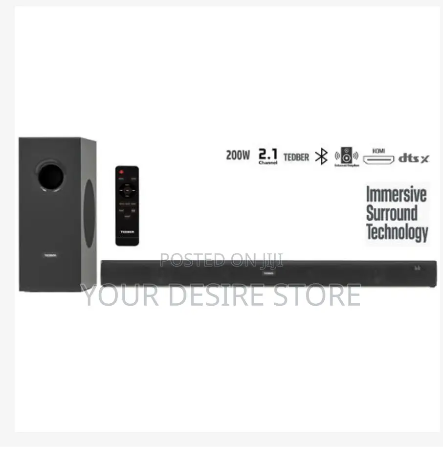 Tedber Ts-R800 Soundbar System With Subwoofer