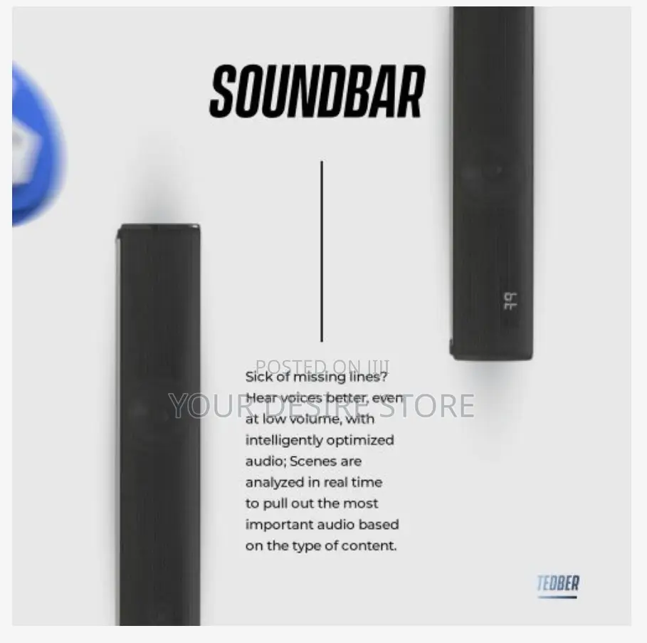 Tedber Ts-R800 Soundbar System With Subwoofer