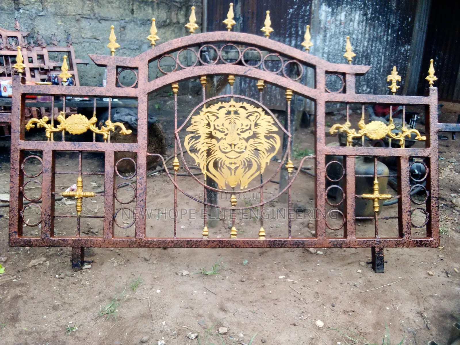 Wrought Iron Fence Rail