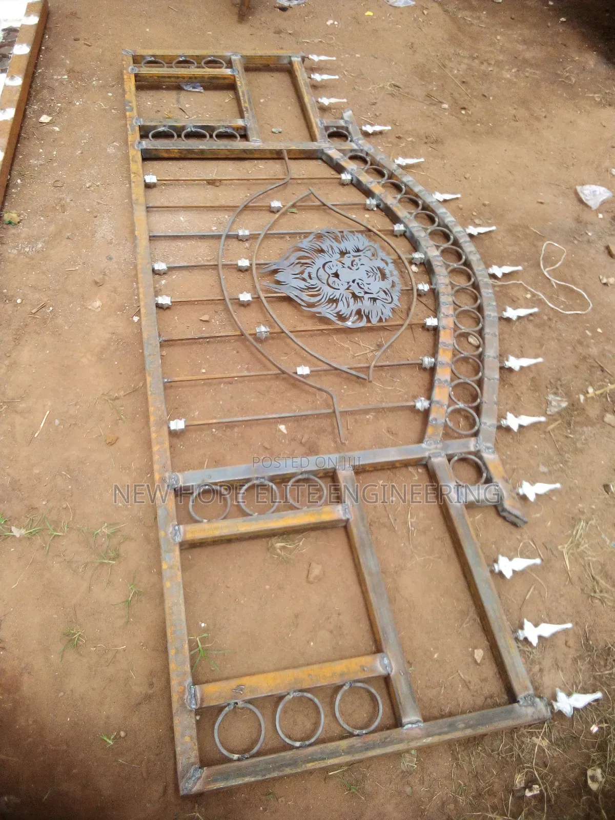 Wrought Iron Fence Rail