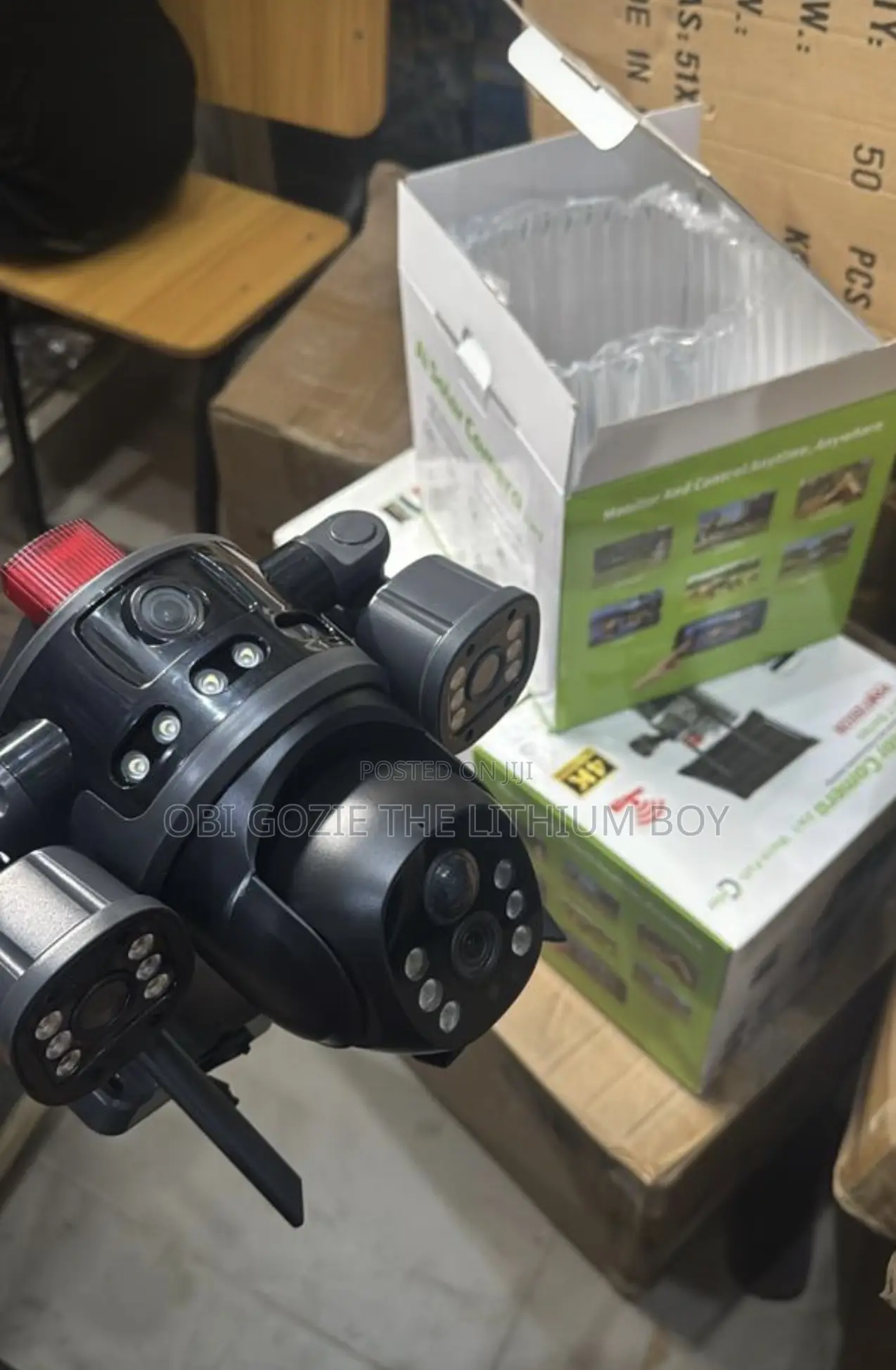 Triple Lens Solar PTZ Camera