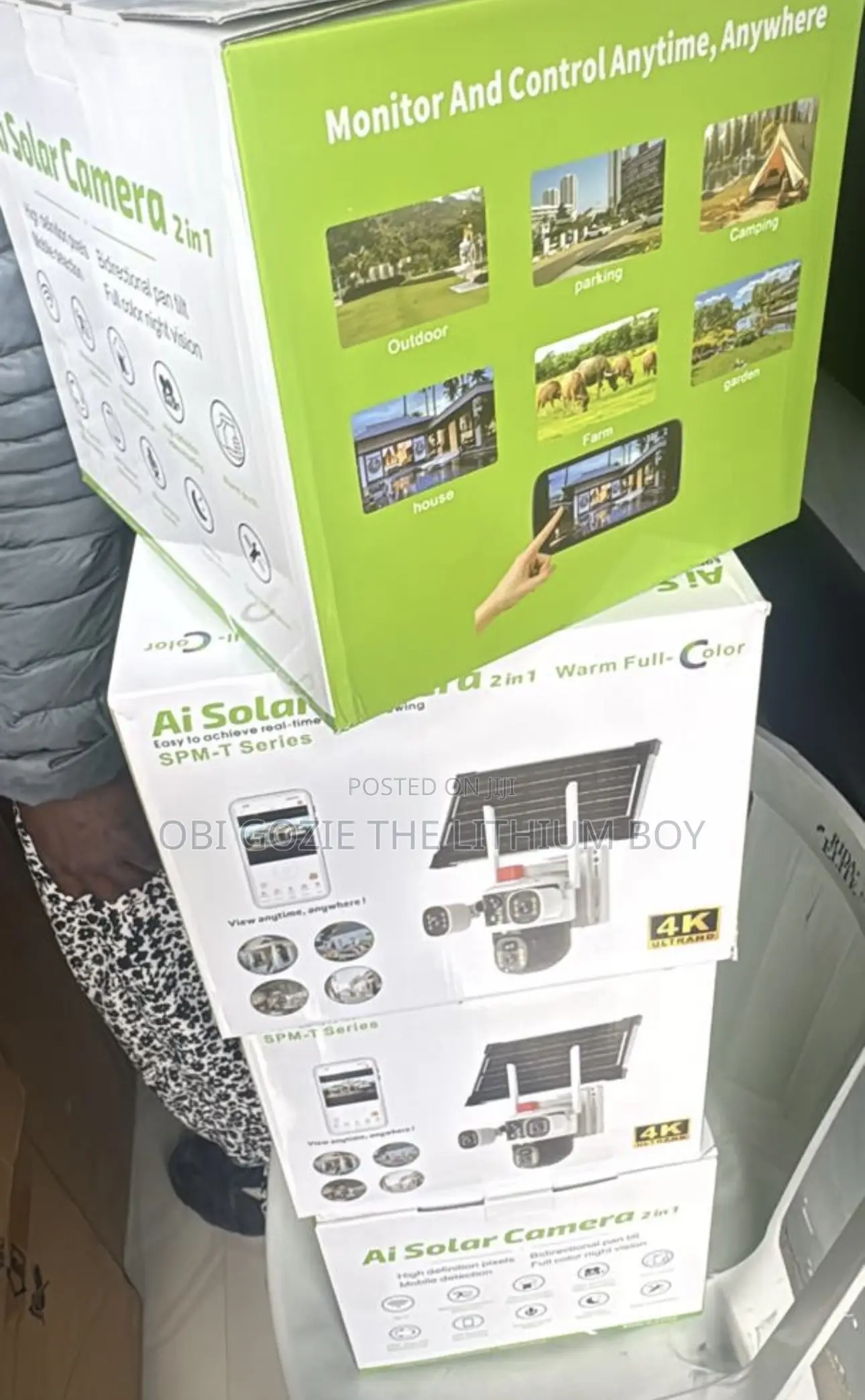 Triple Lens Solar PTZ Camera