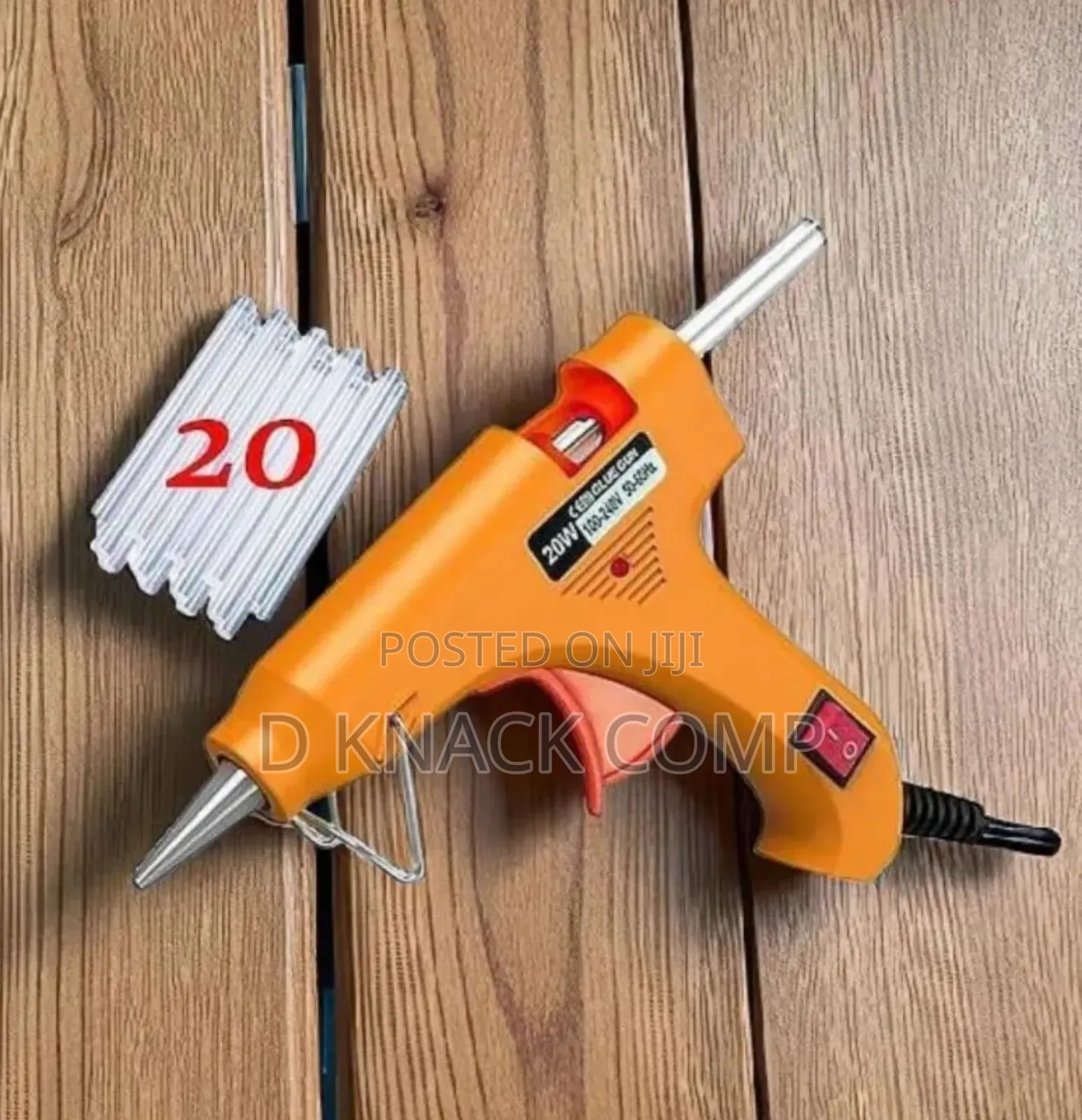 20w Hot Melt Glue Gun Strong Bonding - 20 Glue Sticks