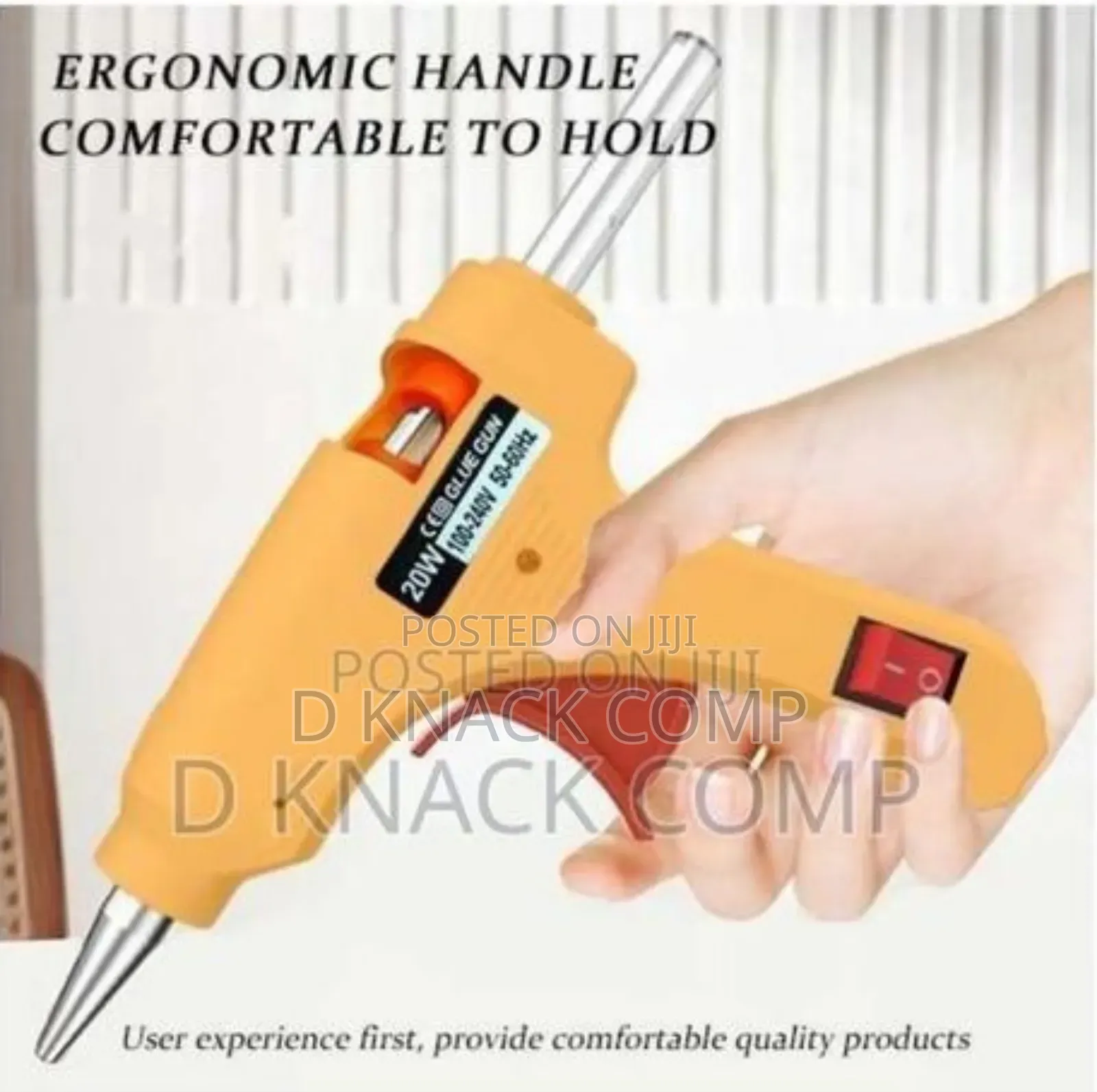 20w Hot Melt Glue Gun Strong Bonding - 20 Glue Sticks