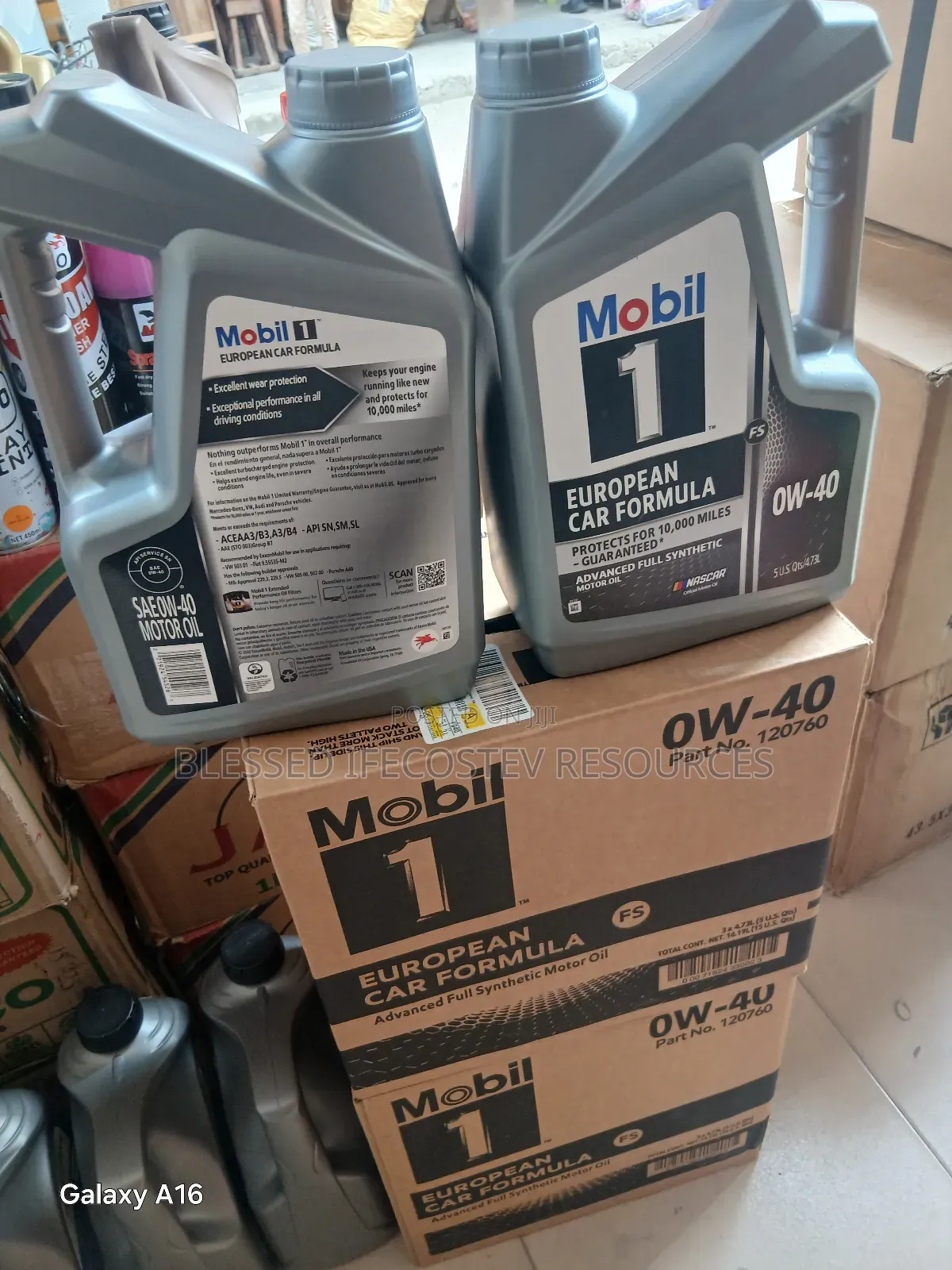 Mobil 1 European Formula 0w40 5litres