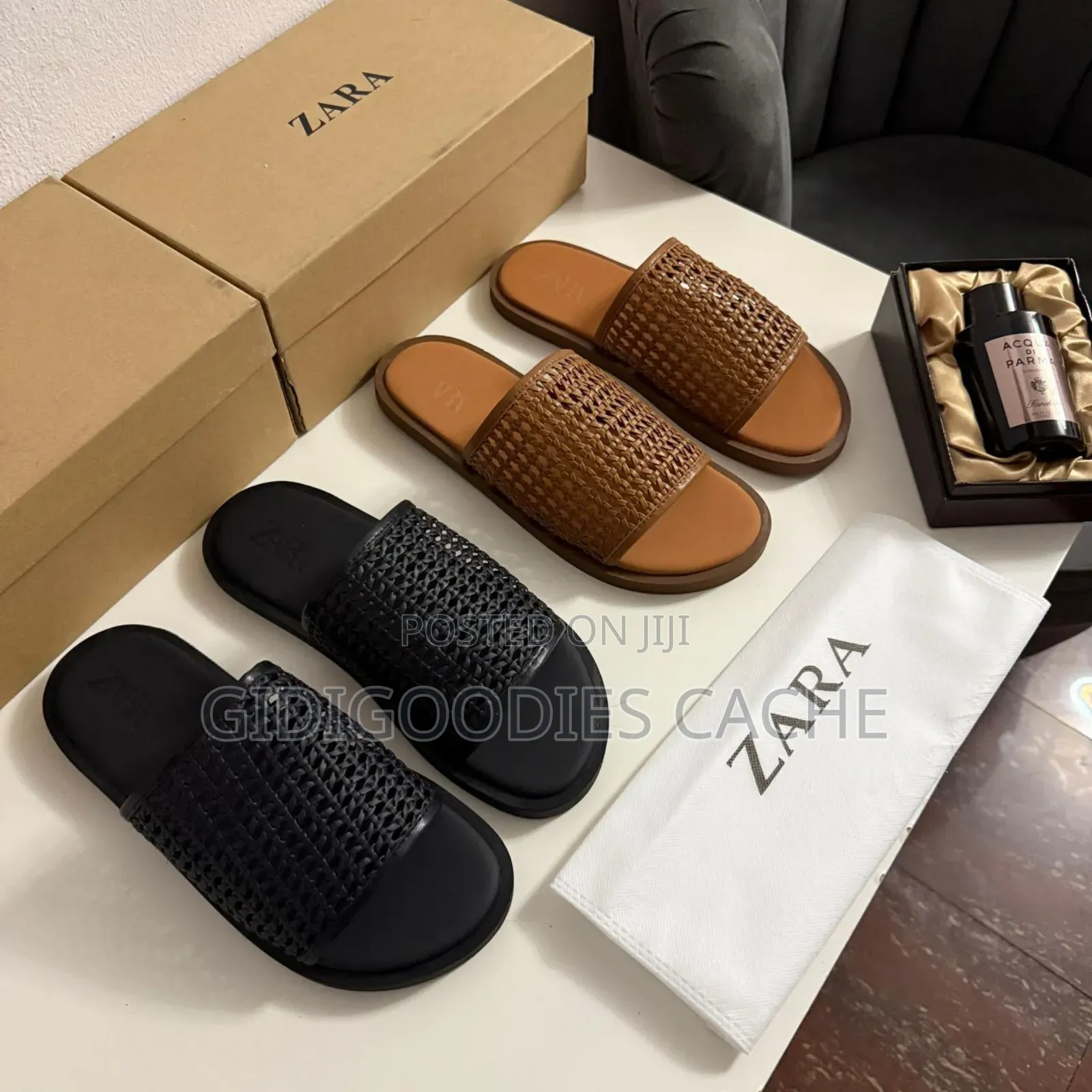 Zara Woven Men's Slippers