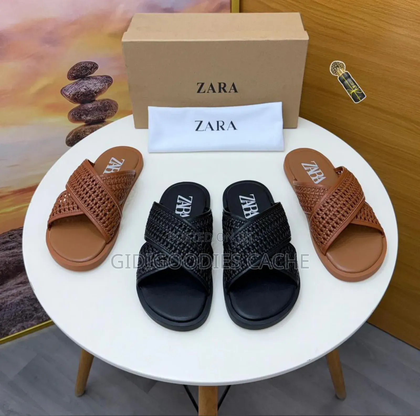 Zara Woven Men's Slippers