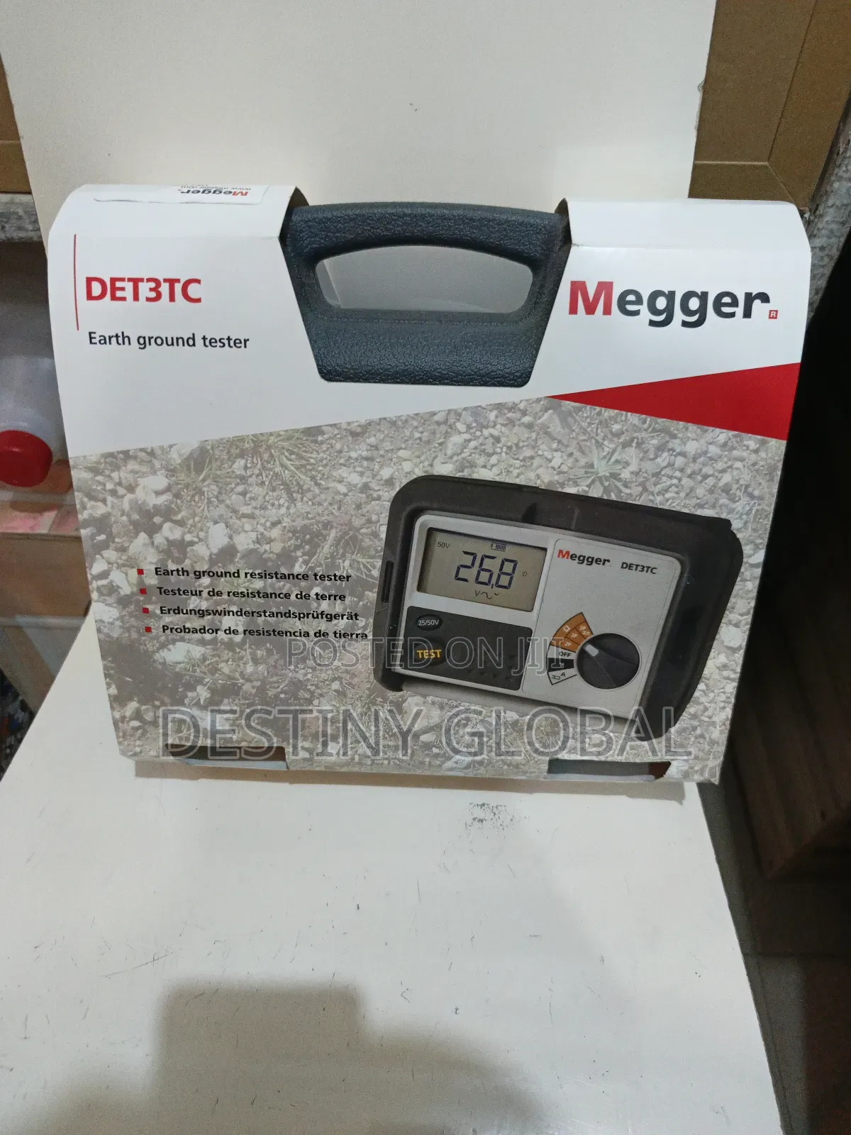 Det3tc Megger. Earth Ground Tester