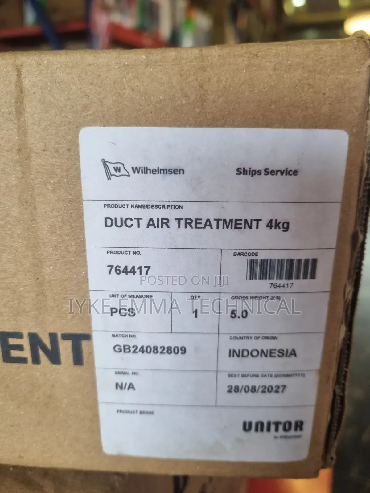 Unitor Duct Air Treatment 4kg