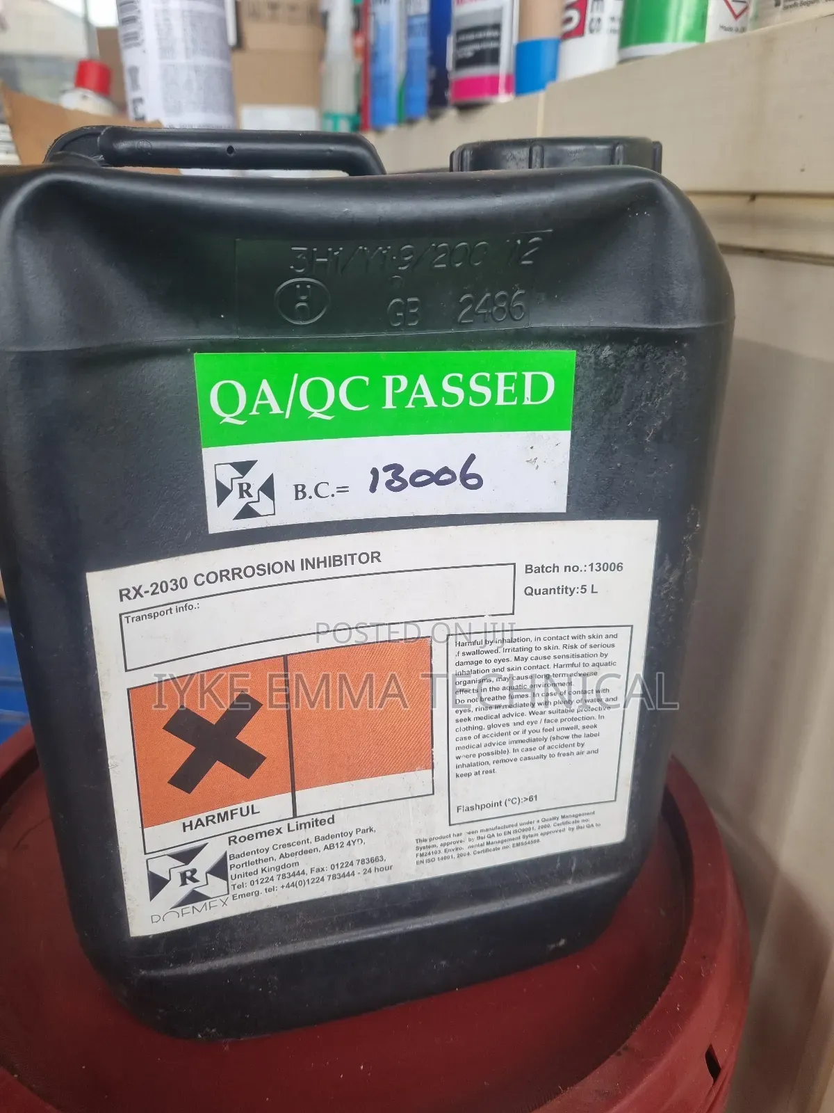 Cil Rx-2030 Corrosion Inhibitor 5 LTRS