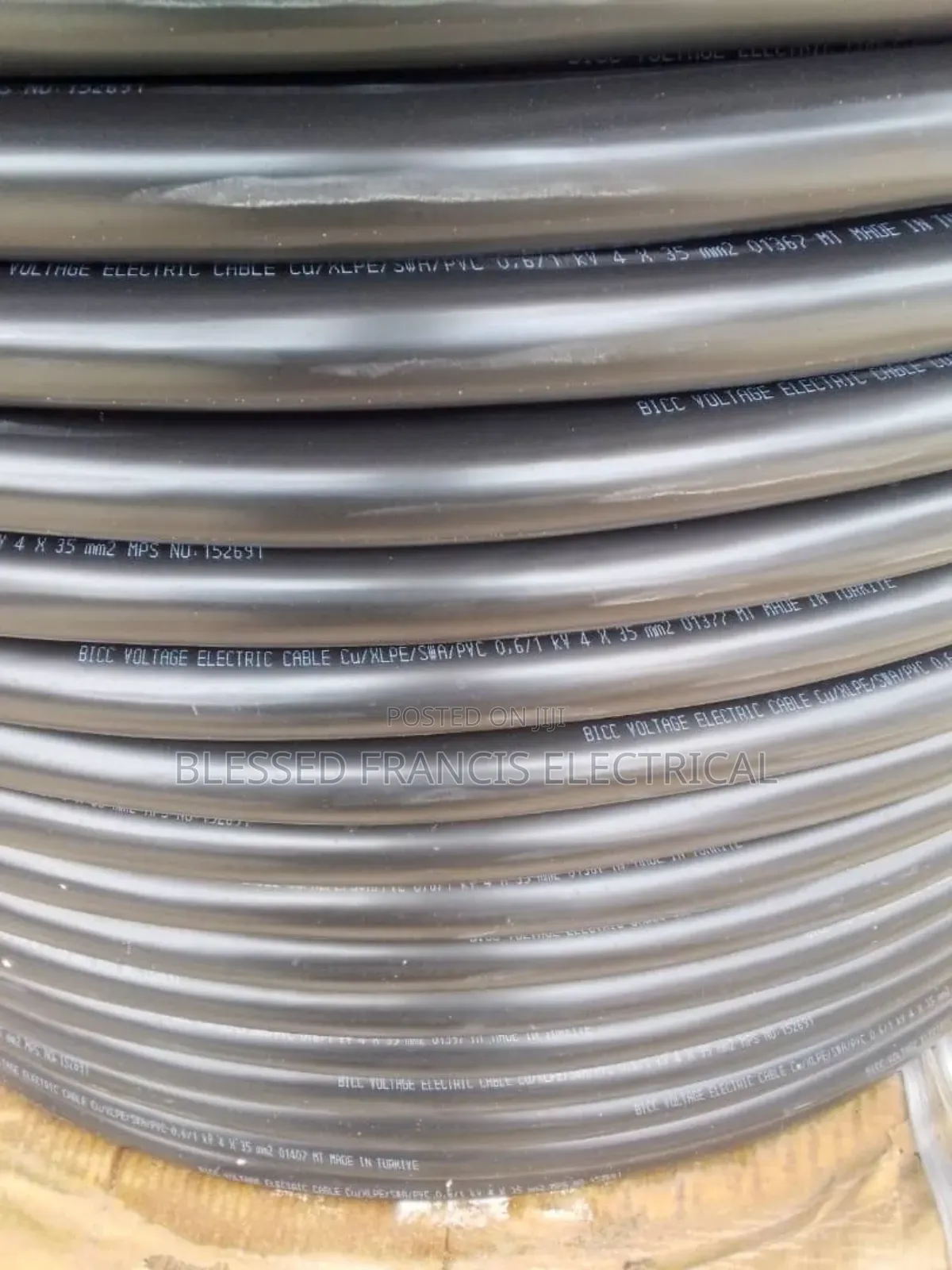 4x35mm Bicc Electric Cable Amored