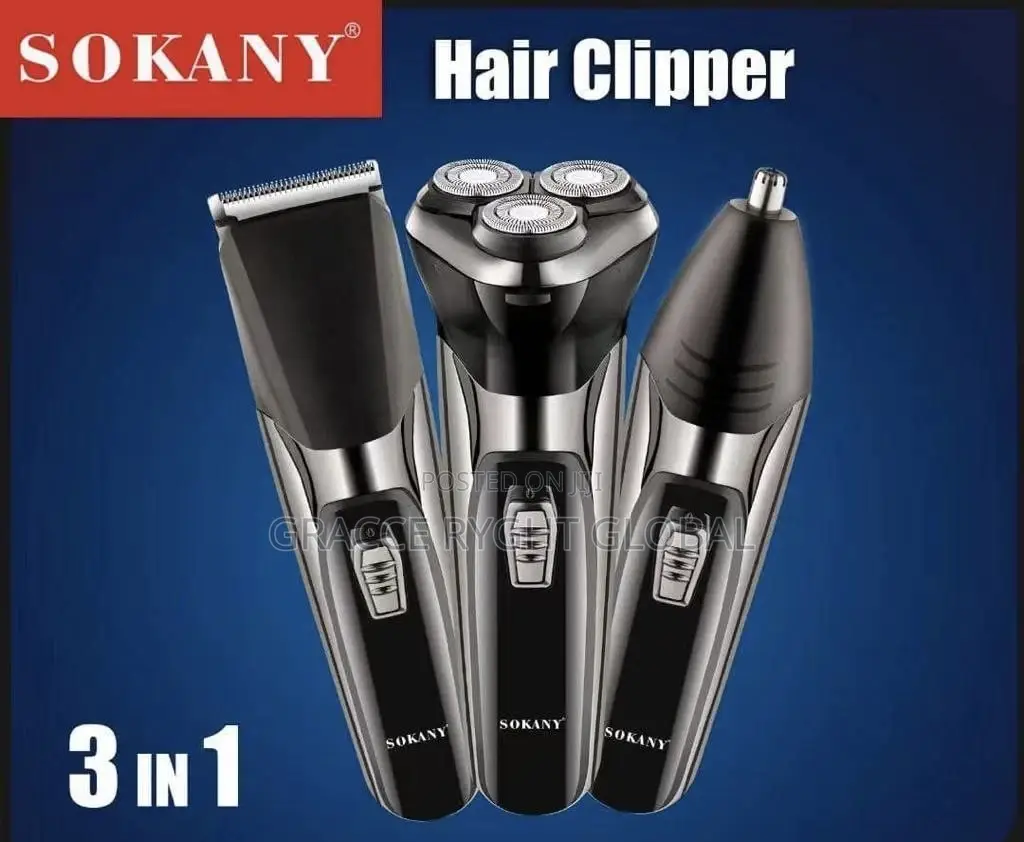 Sokany 3 in 1 Hair Clipper and Trimmer