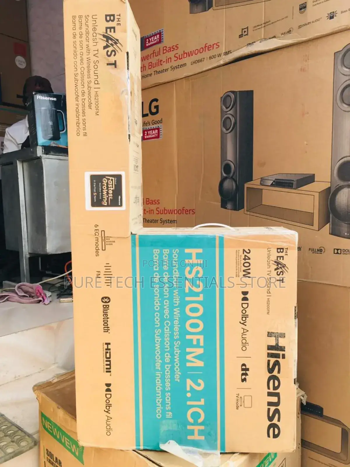 New Hisense Sound Bar 240w With Fm