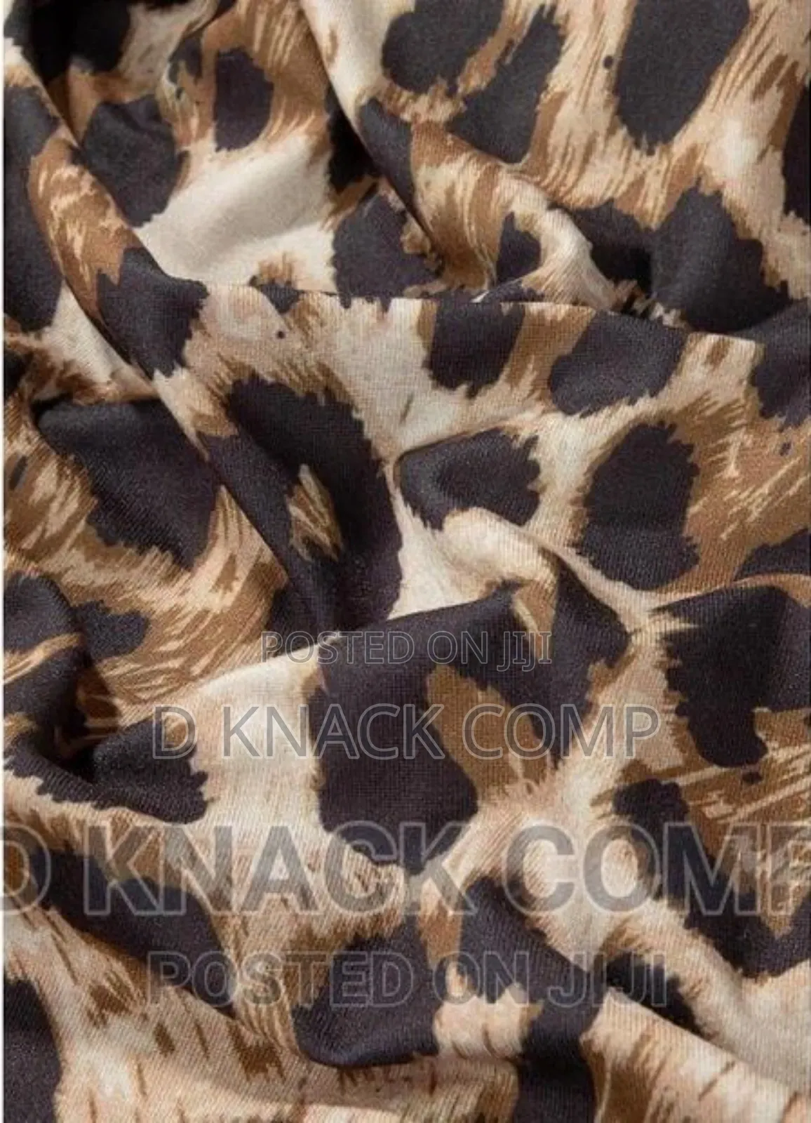 Women's Summer Leopard Design Sleeveless Spaghetti Dress