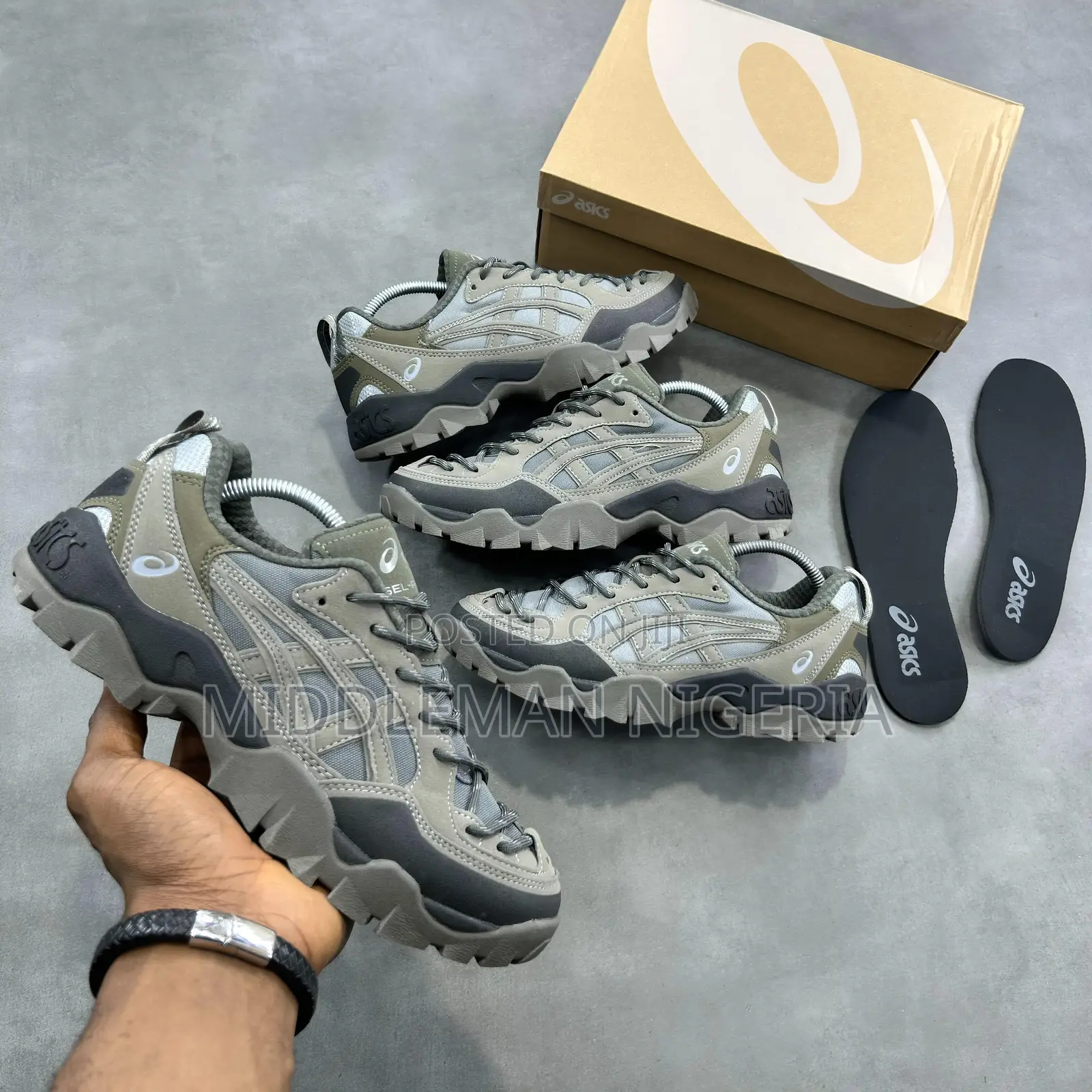 Asics U.Sage Gel-Pickax Modern Safari ‘Volcanic Grey’ Snks”*