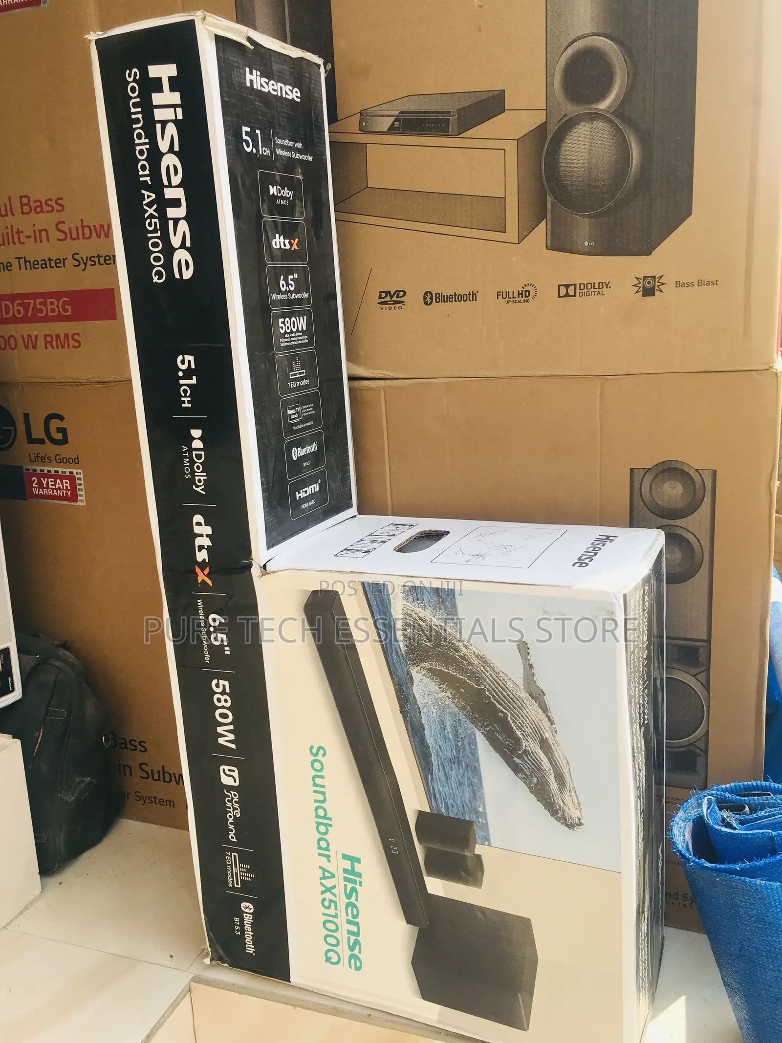 New Hisense 580watt Soundbar Subwoofer