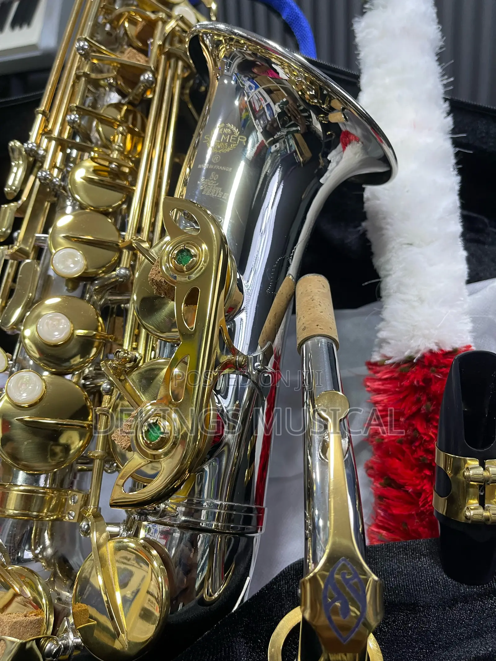 Henri Selmer Paris Alto Saxophone Gold-silver
