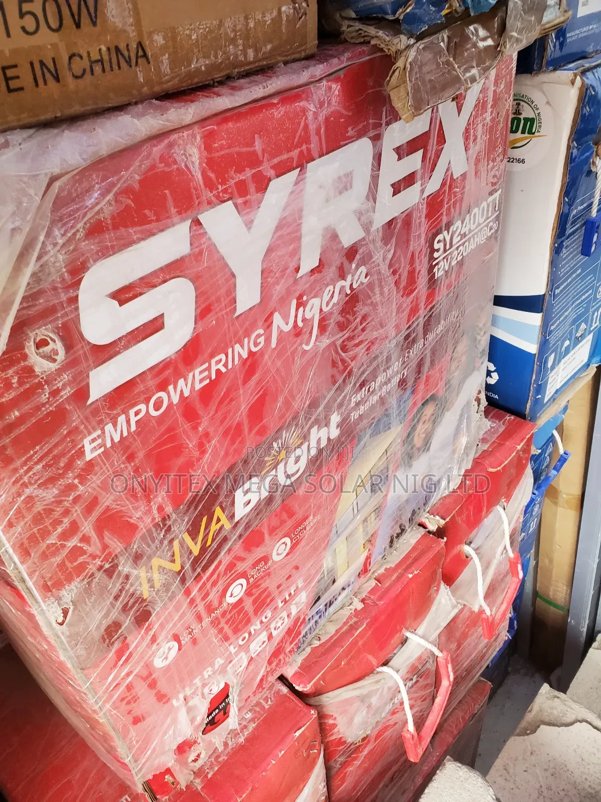 Syrex Solar Tubular Battery 220ah