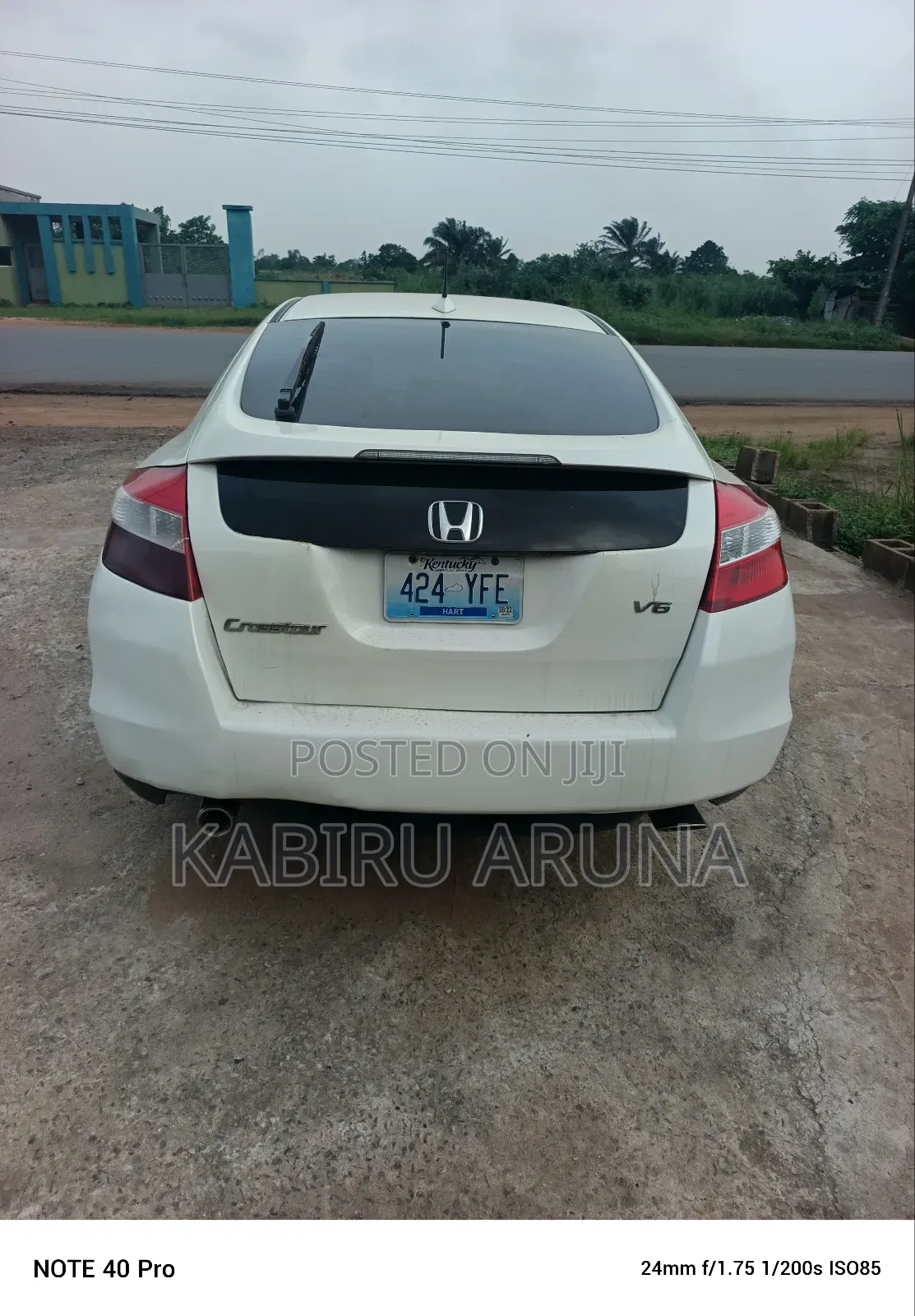 Honda Accord Crosstour 2009 White