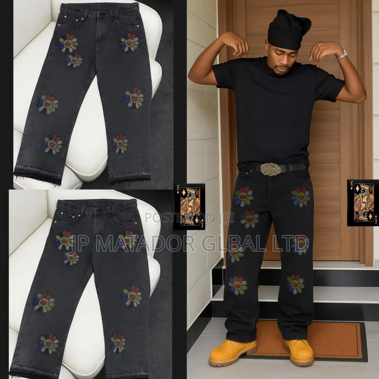 Big Trend Baggy 3dtrendy Jeans Trouser