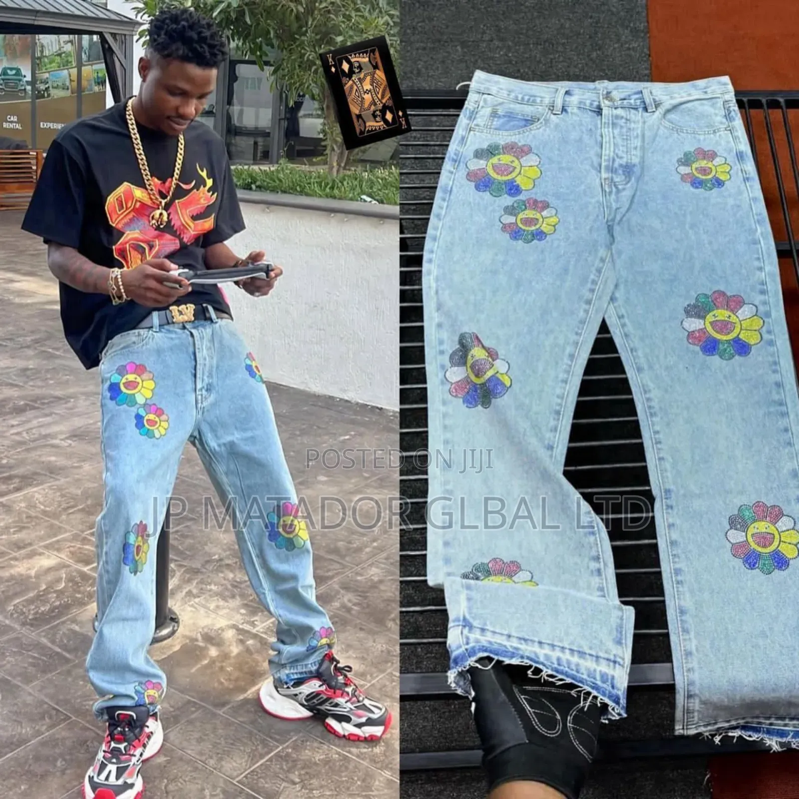 Big Trend Baggy 3dtrendy Jeans Trouser