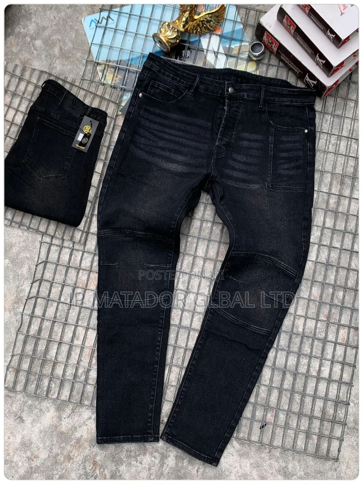 Trendy Pattern Jeans Stock Wear