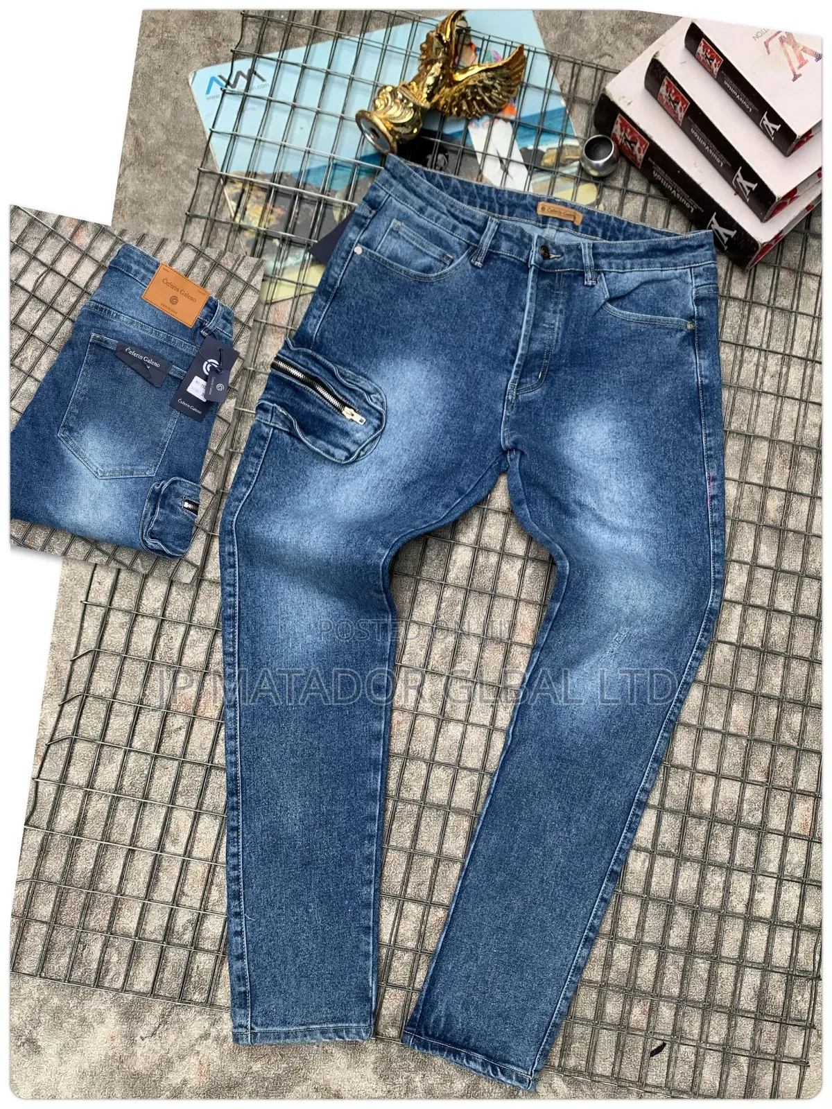 Trendy Pattern Jeans Stock Wear