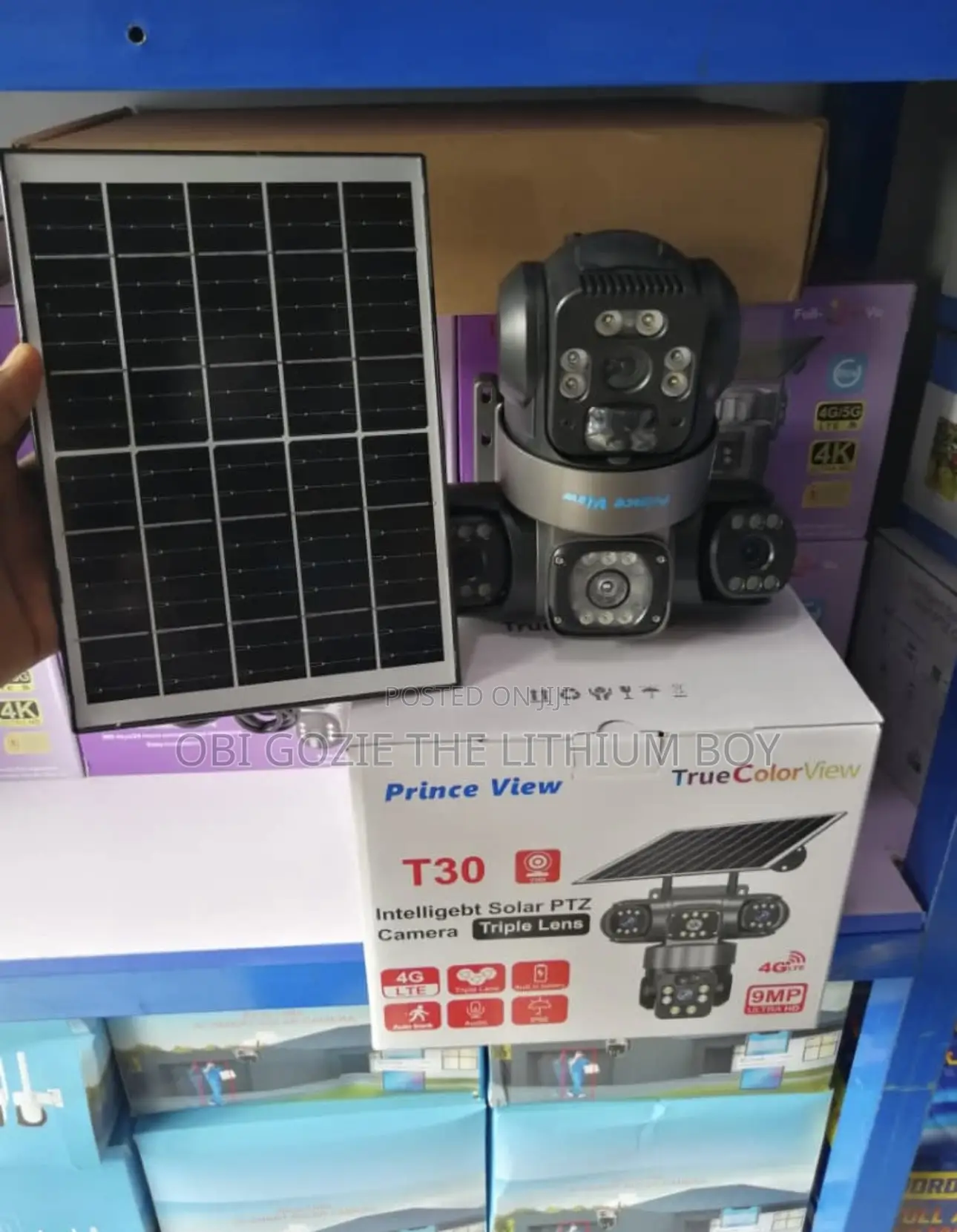 Triple Lens V380 Solar PTZ Camera Is Available in Stock.