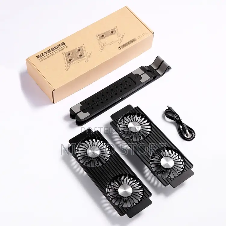 RGB Laptop Cooling Pad With 4 High-Speed Fans