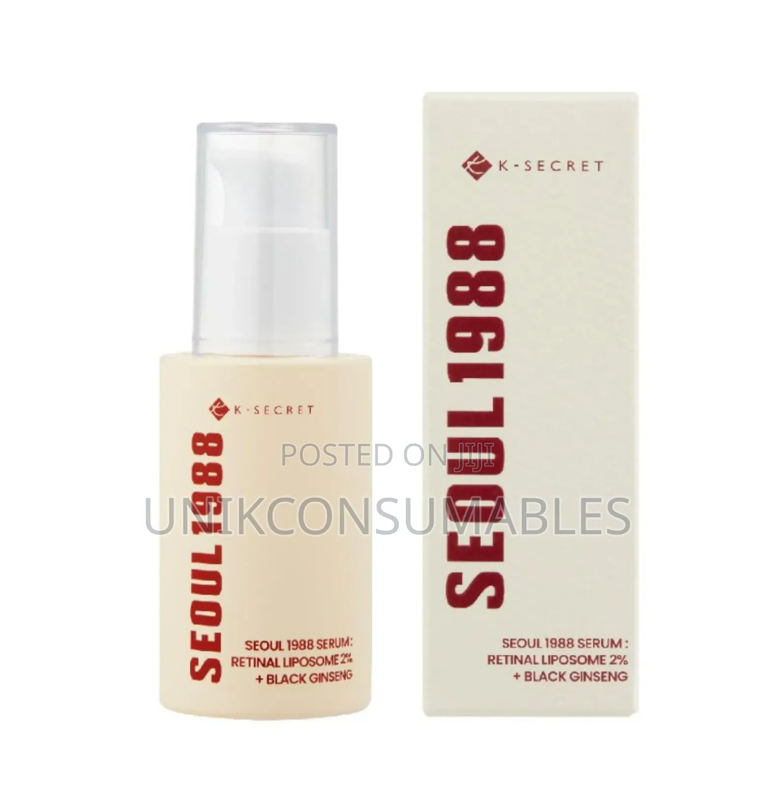 Seoul 1988 Serum: Retinal Liposome 2% + Black Ginseng 30ml