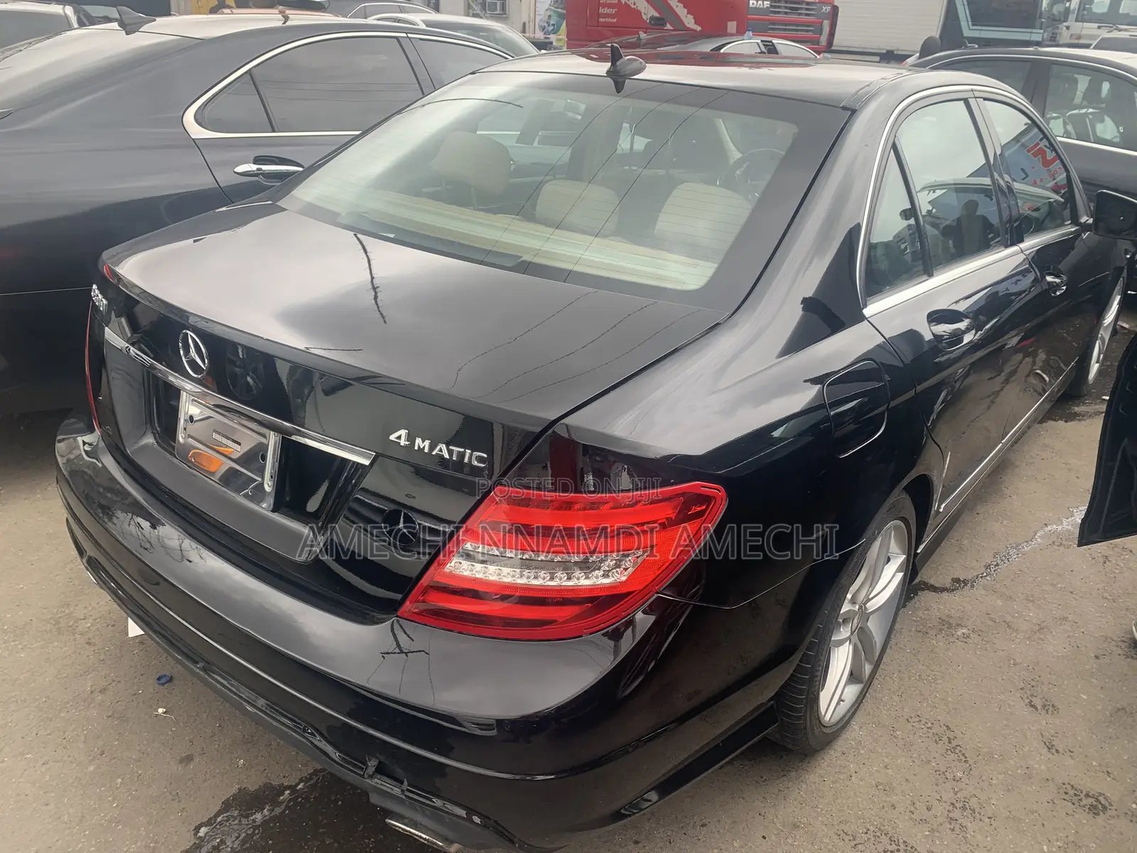 Mercedes-Benz C300 Luxury 4Matic Sedan AWD (3.5L 6cyl 7A) 2013 Black