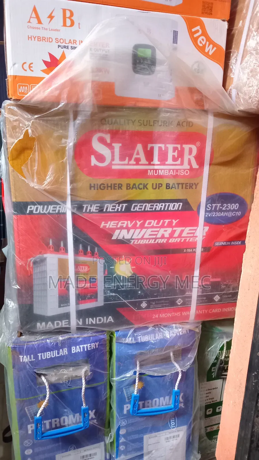 Slater Tall Tubular Battery 230ah
