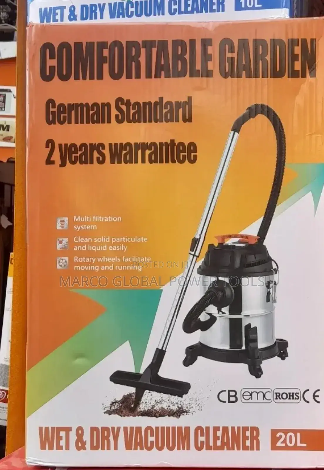 20 Liters Wet and Dry Vacuum Cleaner
