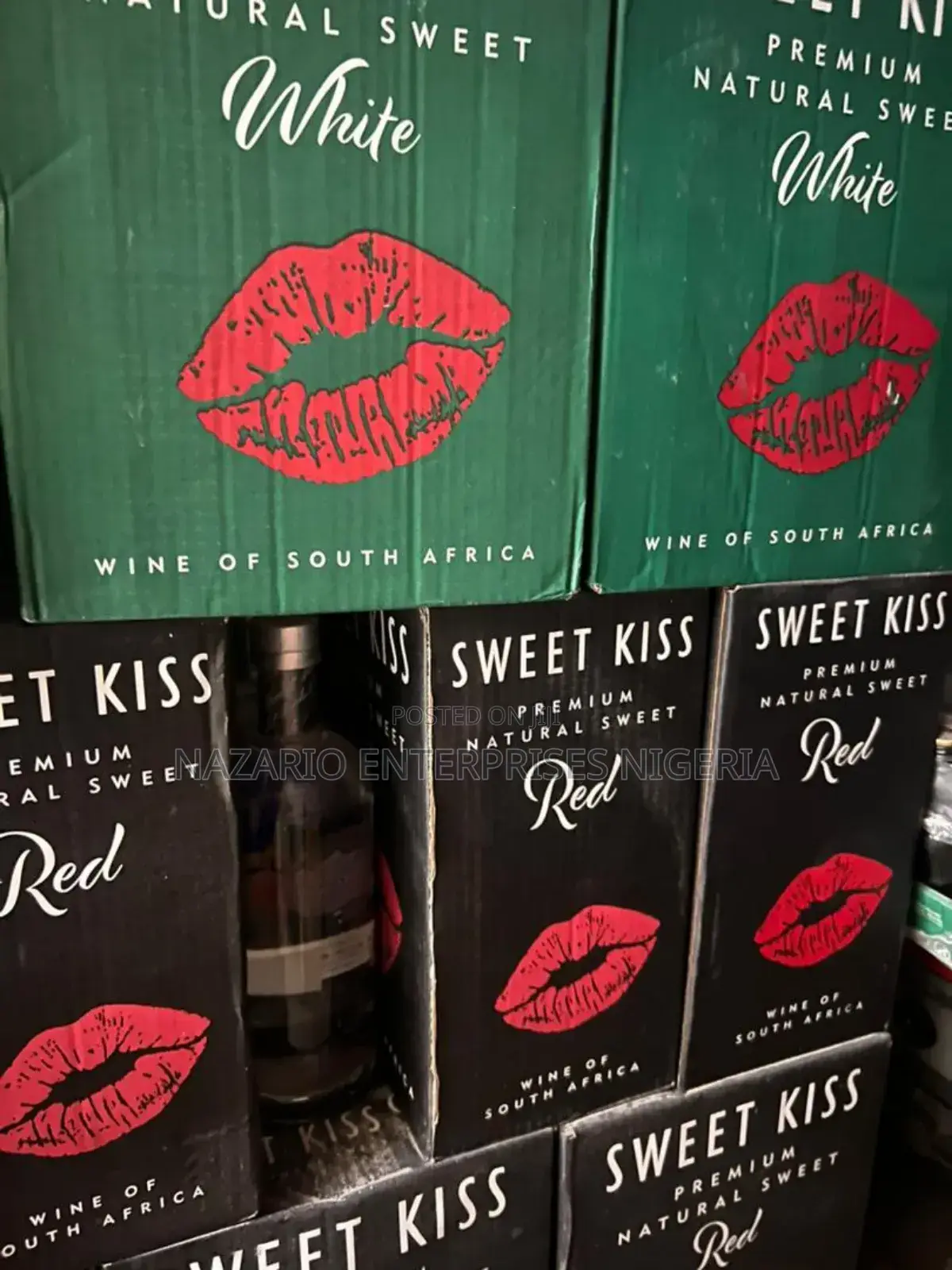 Sweet Kiss Red Wine – By 12 Bottles (750ml)