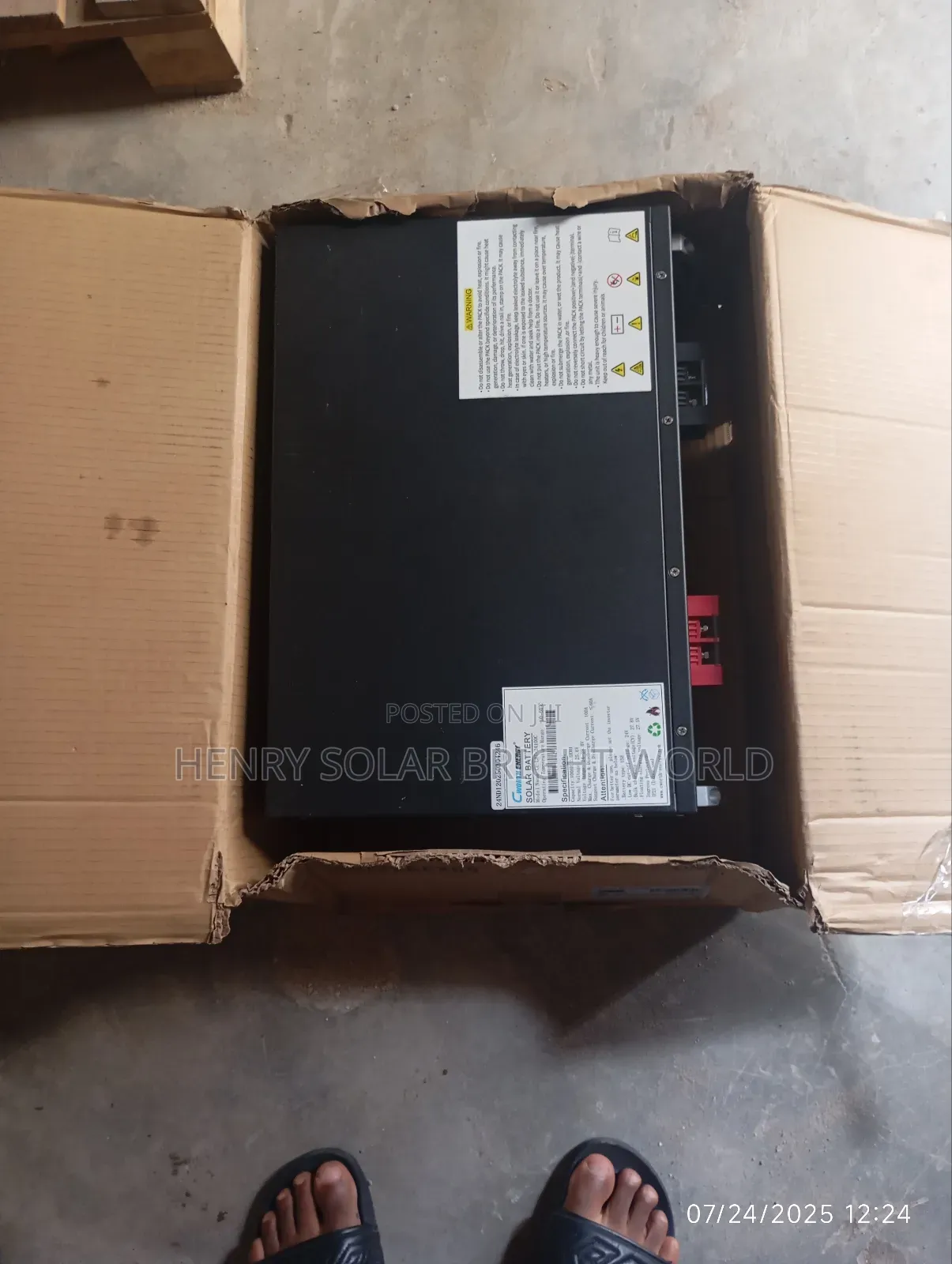 Cworth 2.5kwh 24v Lithium Battery
