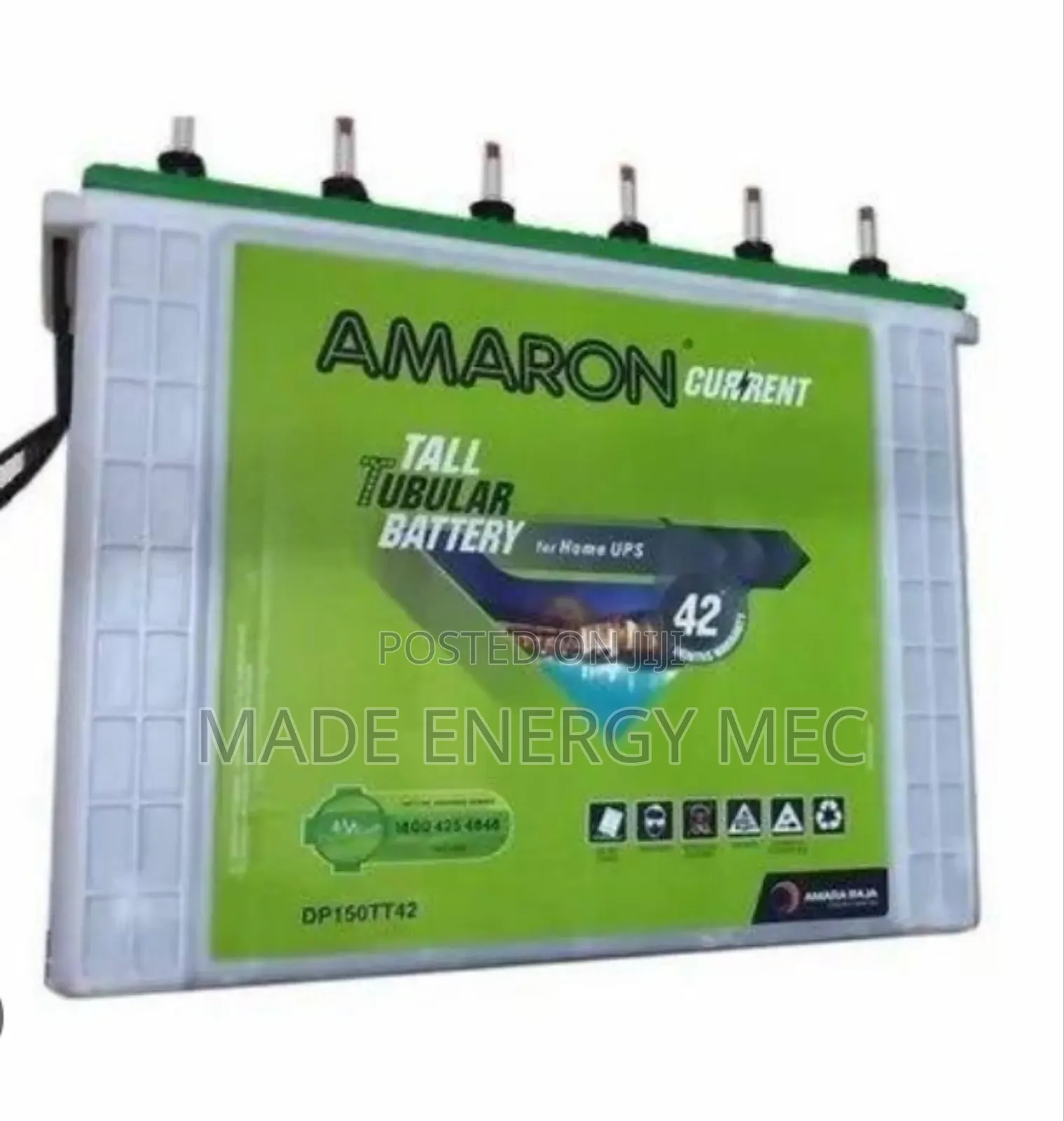 Amaron Tall Tubular Battery 220ah