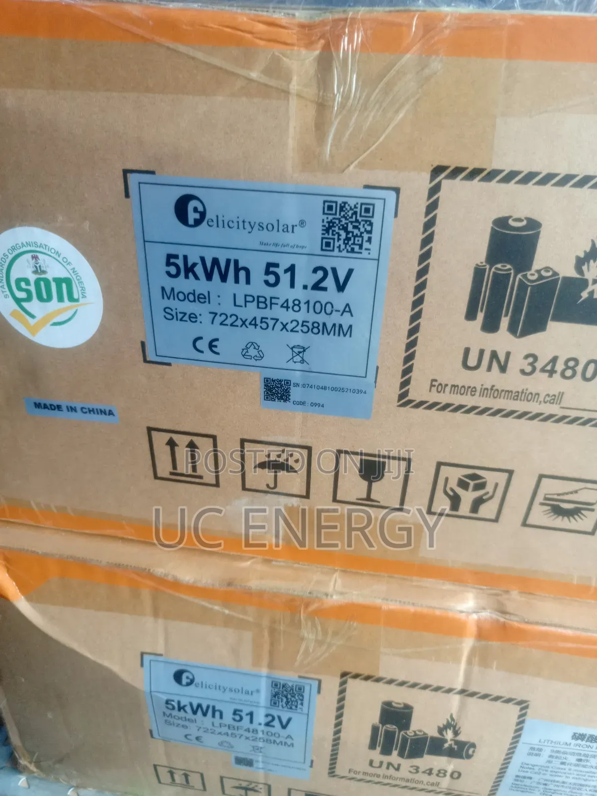 5kwh Felicity Solar Battery 51.2v