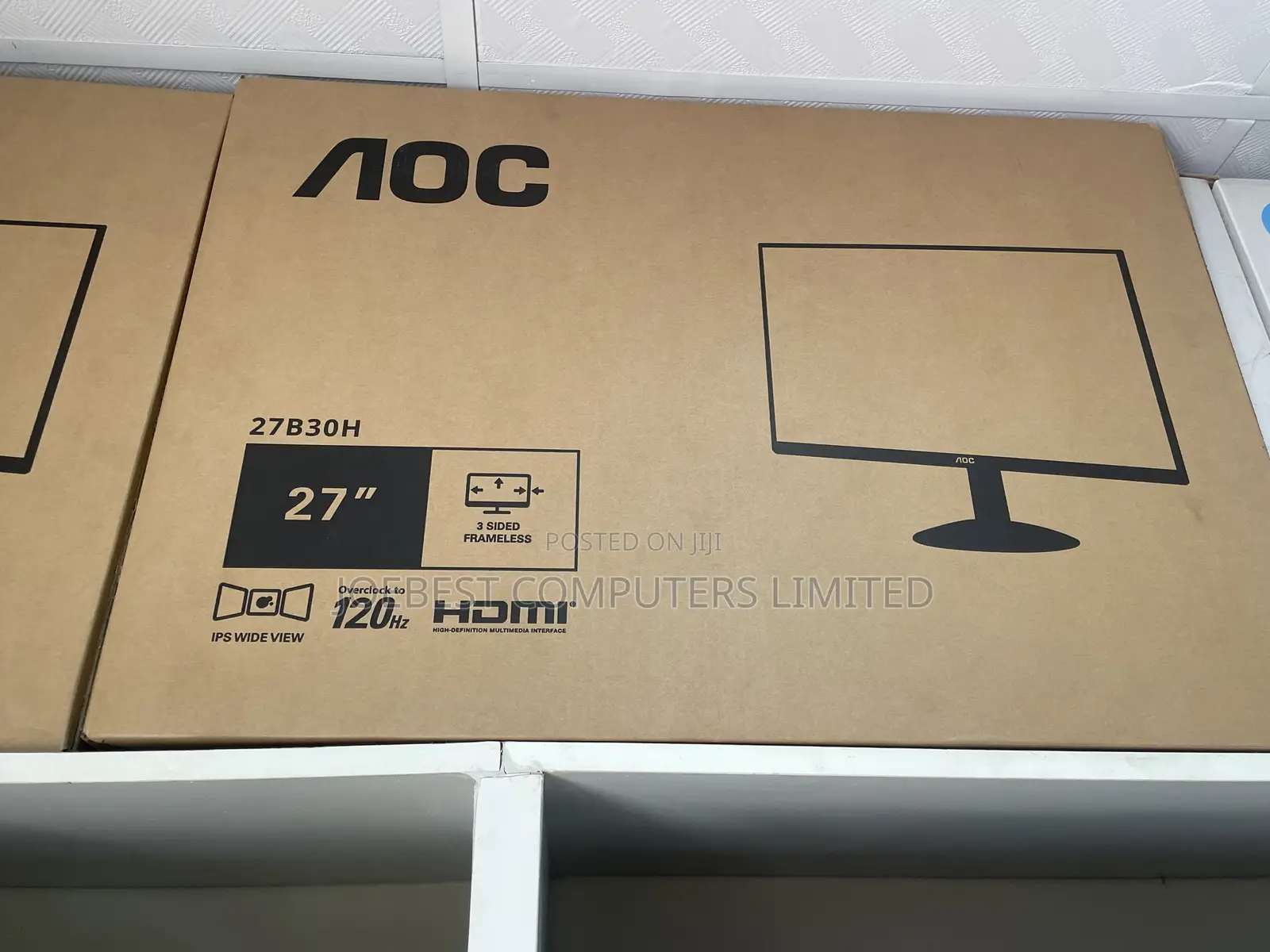 Aoc Monitor 27” Ips Wire View Frameless